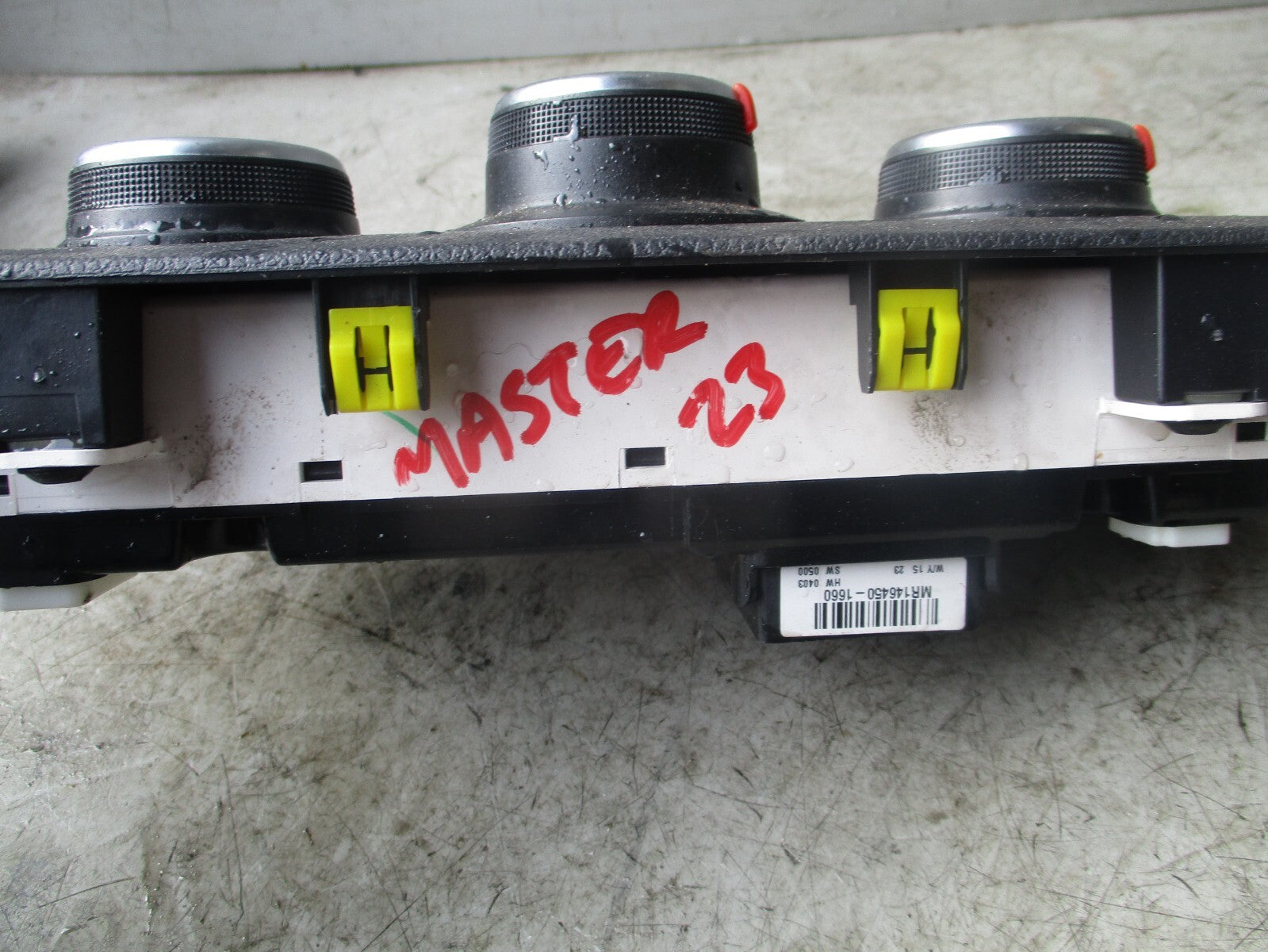 2023 RENAULT MASTER AC HEATER CONTROL WITH TRIM 275106521R