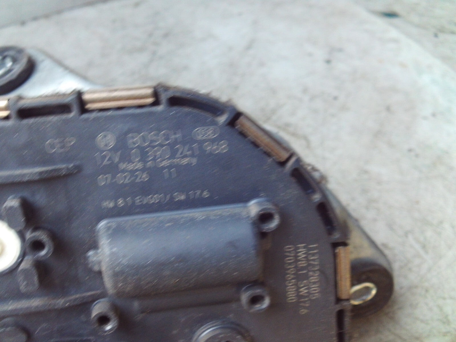 2007 PEUGEOT 407 NS PASSENGER SIDE WINDSCREEN WIPER MOTOR 9661812180
