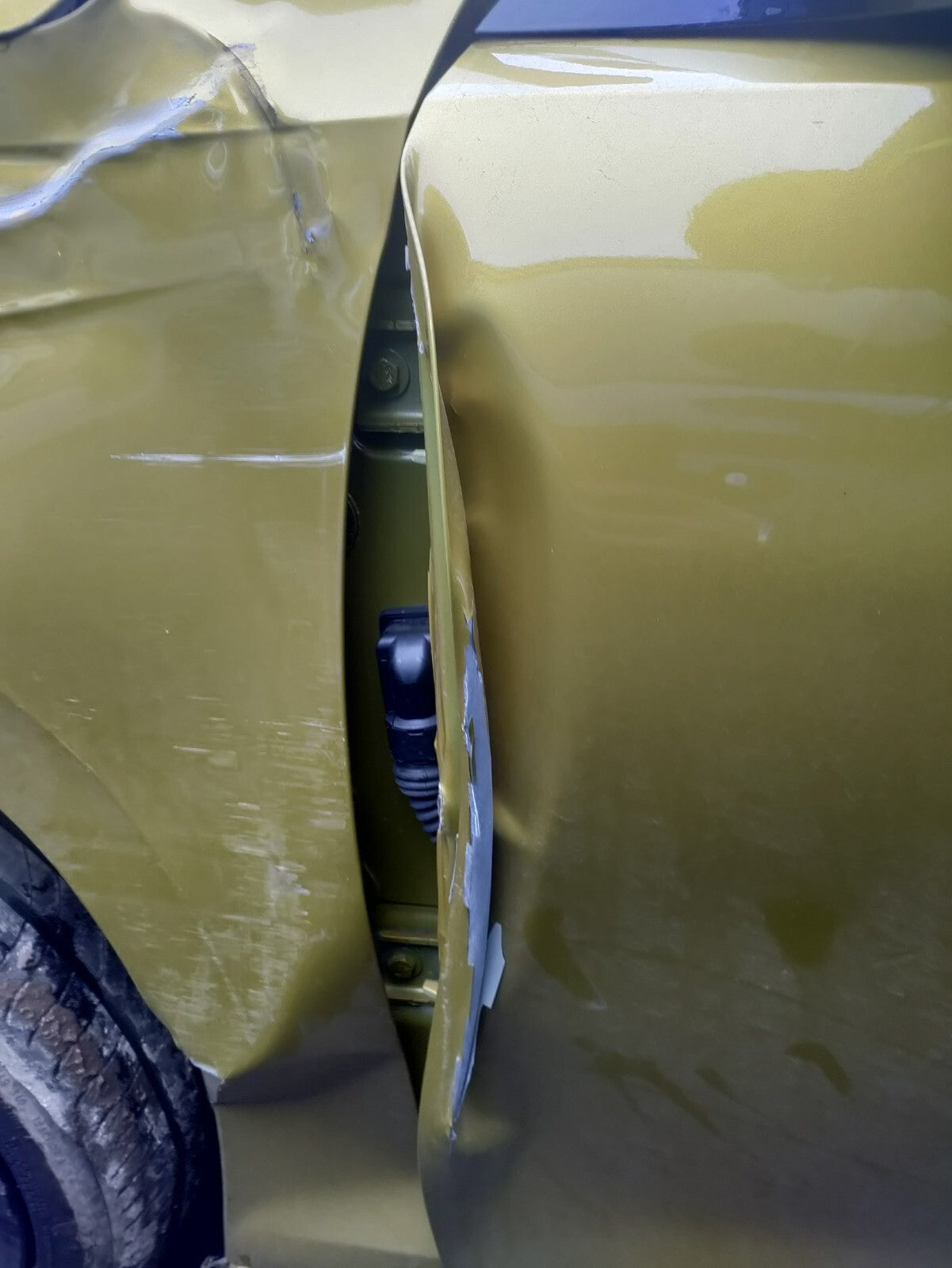 2023 VAUXHALL ASTRA L MK8 NSF PASSENGER SIDE FRONT BARE DOOR AMBER YELLOW  ERV