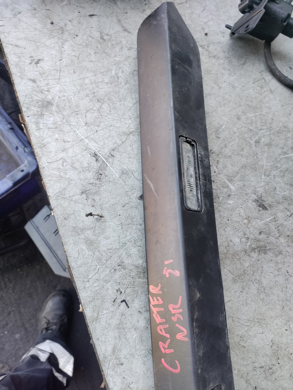 2022 VW VOLKSWAGE CRAFTER MK2 REAR DOOR NUMBER PLATE LIGHT