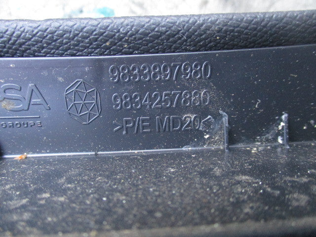 2022 CITROEN C4 MK3 DASHBOARD HEADS UP DISPLAY TRIM COVER 9833897980