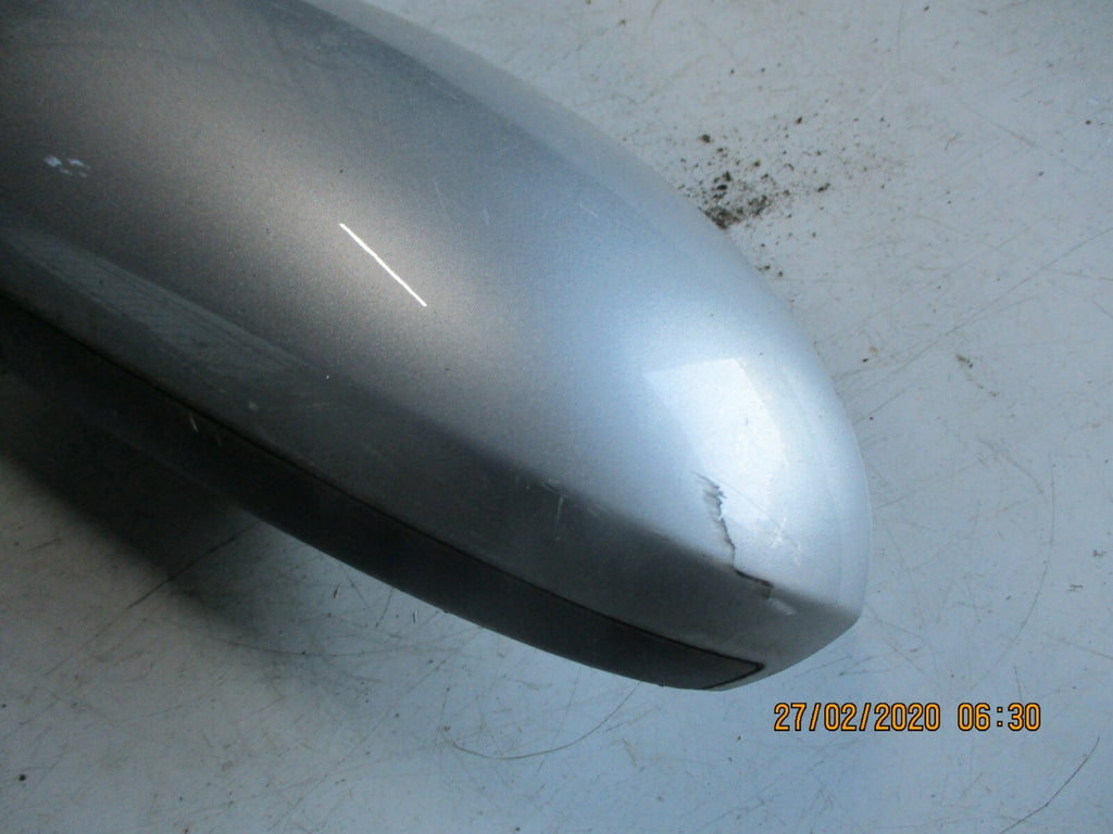 NISSAN PRIMERA 2005 NS PASSENGER ELECTRIC DOOR WING MIRROR SILVER 96302-AU372