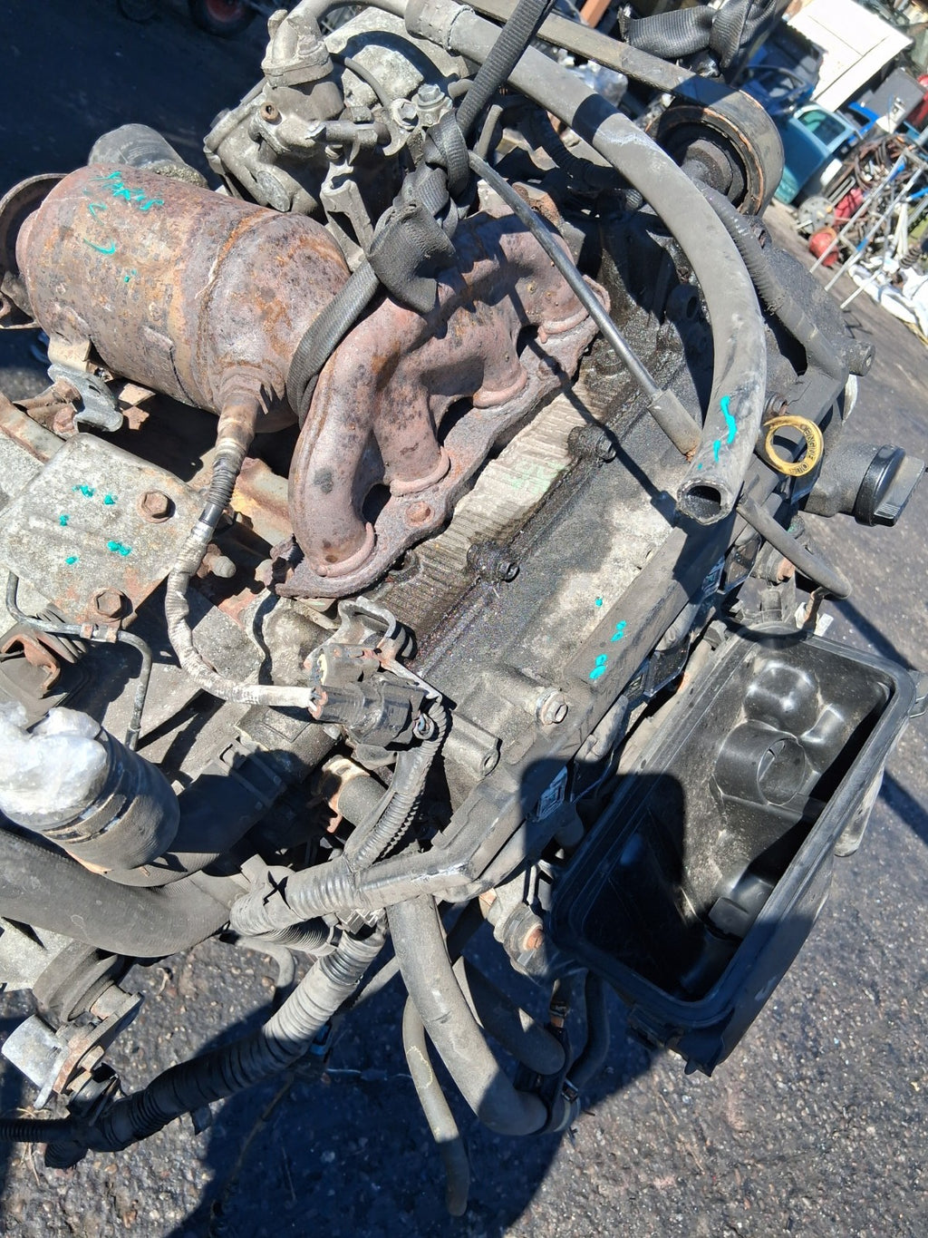 2004 TOYOTA YARIS MK1 1.0 PETROL COMPLETE ENGINE 1SZ-FE