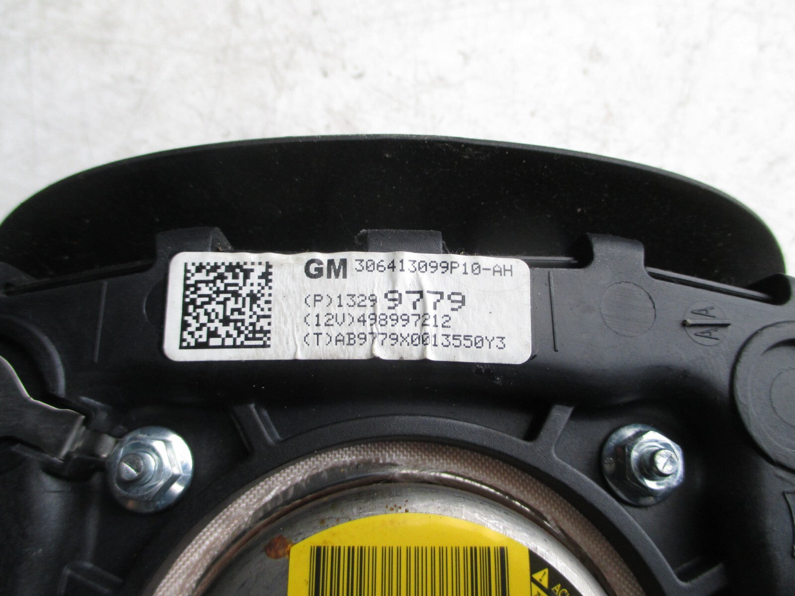 VAUXHALL ASTRA J MK6 2012 STEERING WHEEL AIRBAG AIR BAG 13299779