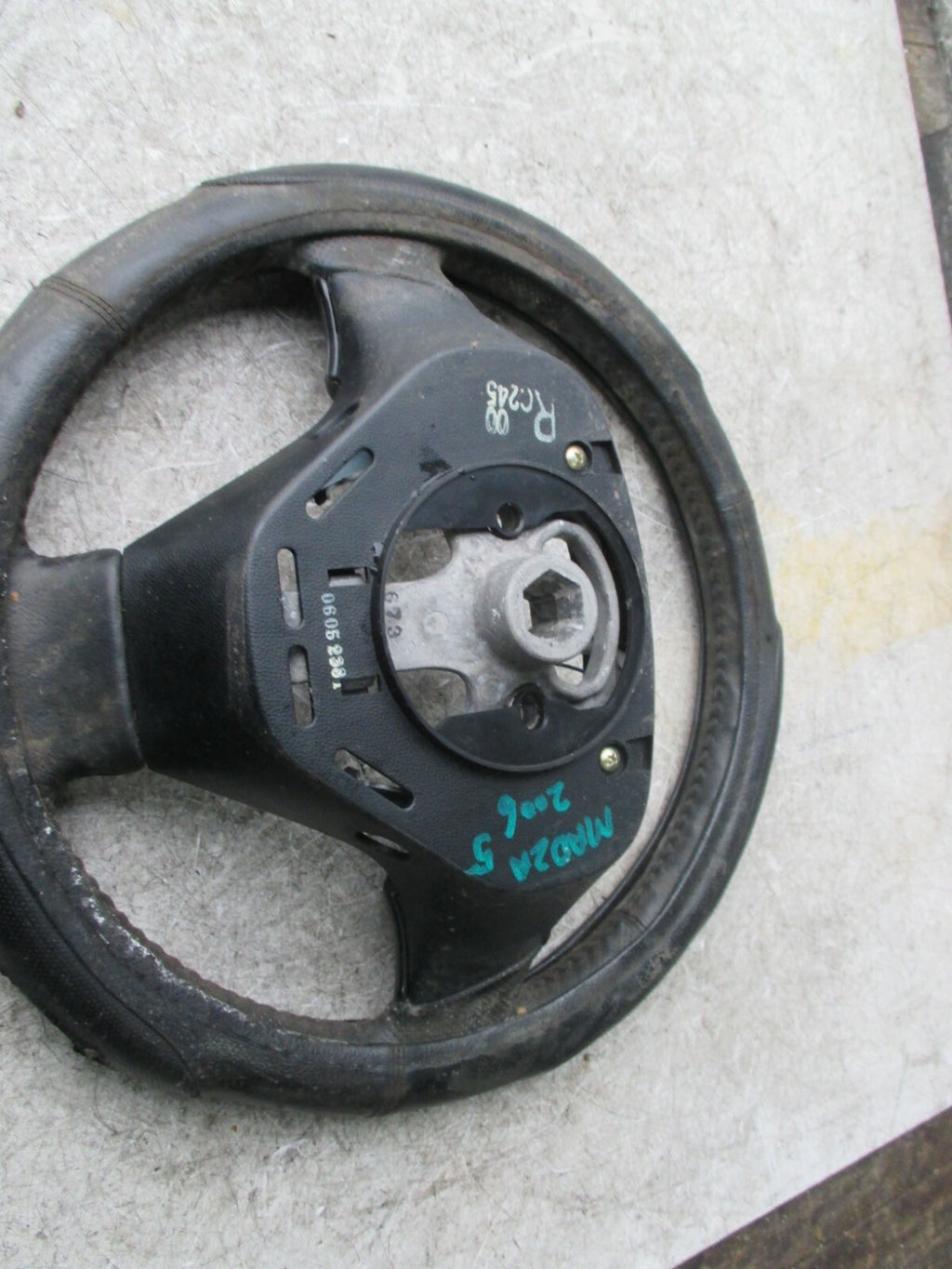 MAZDA 5 2008 MK1 LEATHER MULTIFUNCTIONAL STEERING WHEEL