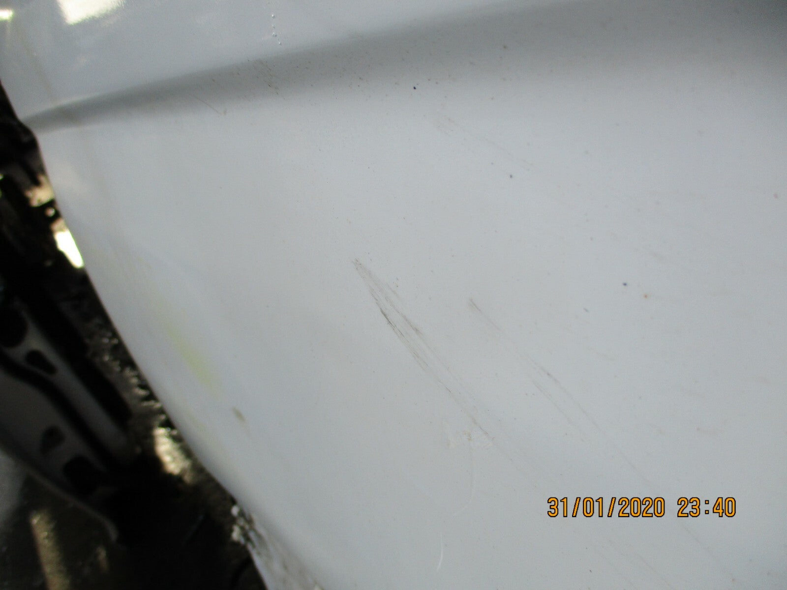 MERCEDES SPRINTER W906 2014 LOW ROOF PASSENGER SIDE SLIDING DOOR WHITE DAMAGED