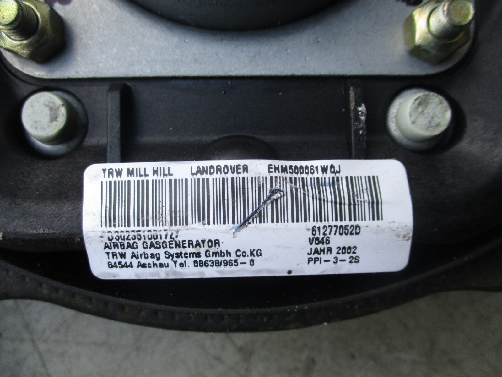 2003 RANGE ROVER VOGUE L322 MULTIFUNCTION STEERING WHEEL AIRBAG