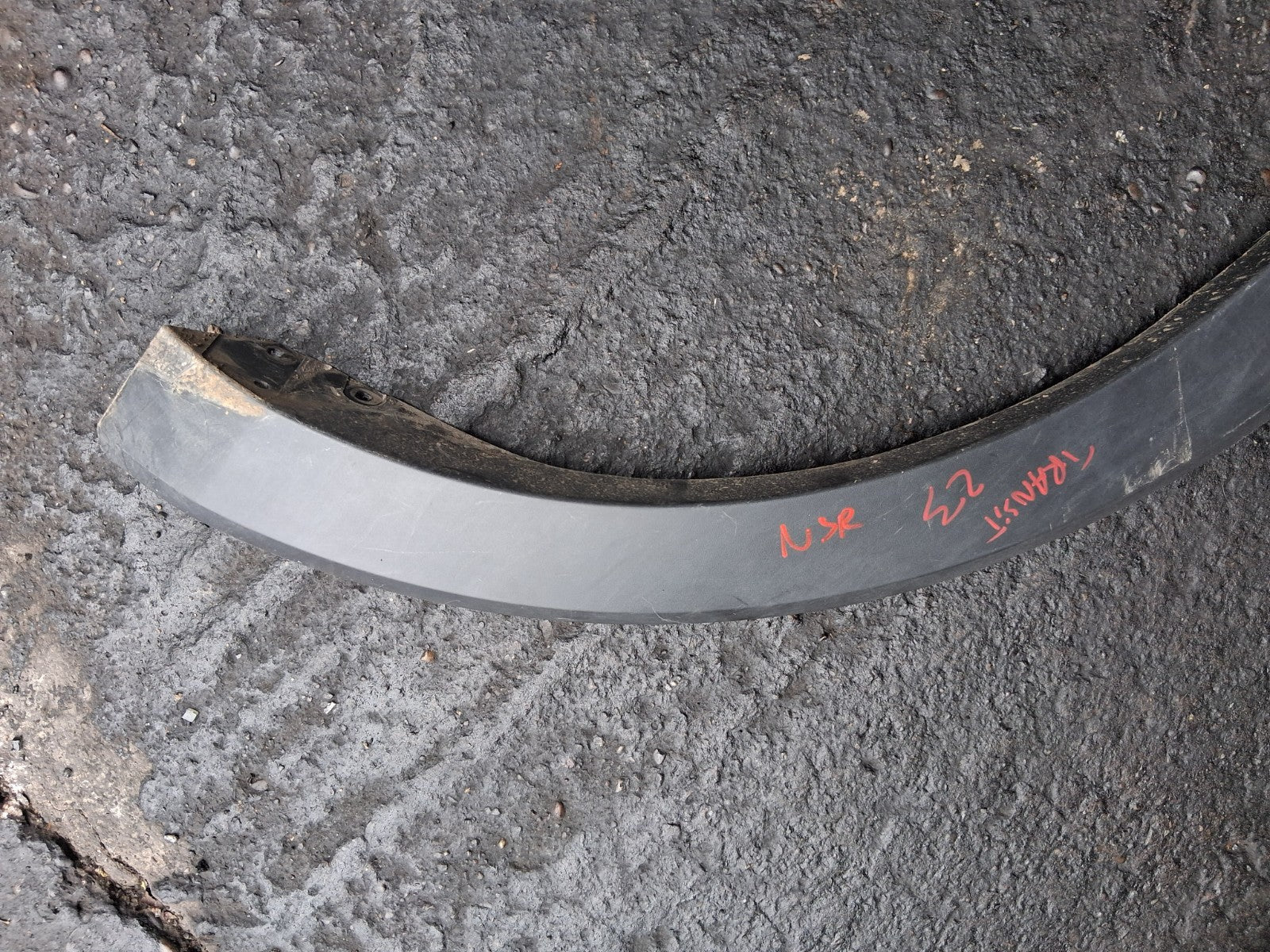 2023 FORD TRANSIT 350 MK8 NSR PASSENGER SIDE REAR WHEEL ARCH TRIM BK31V280K97
