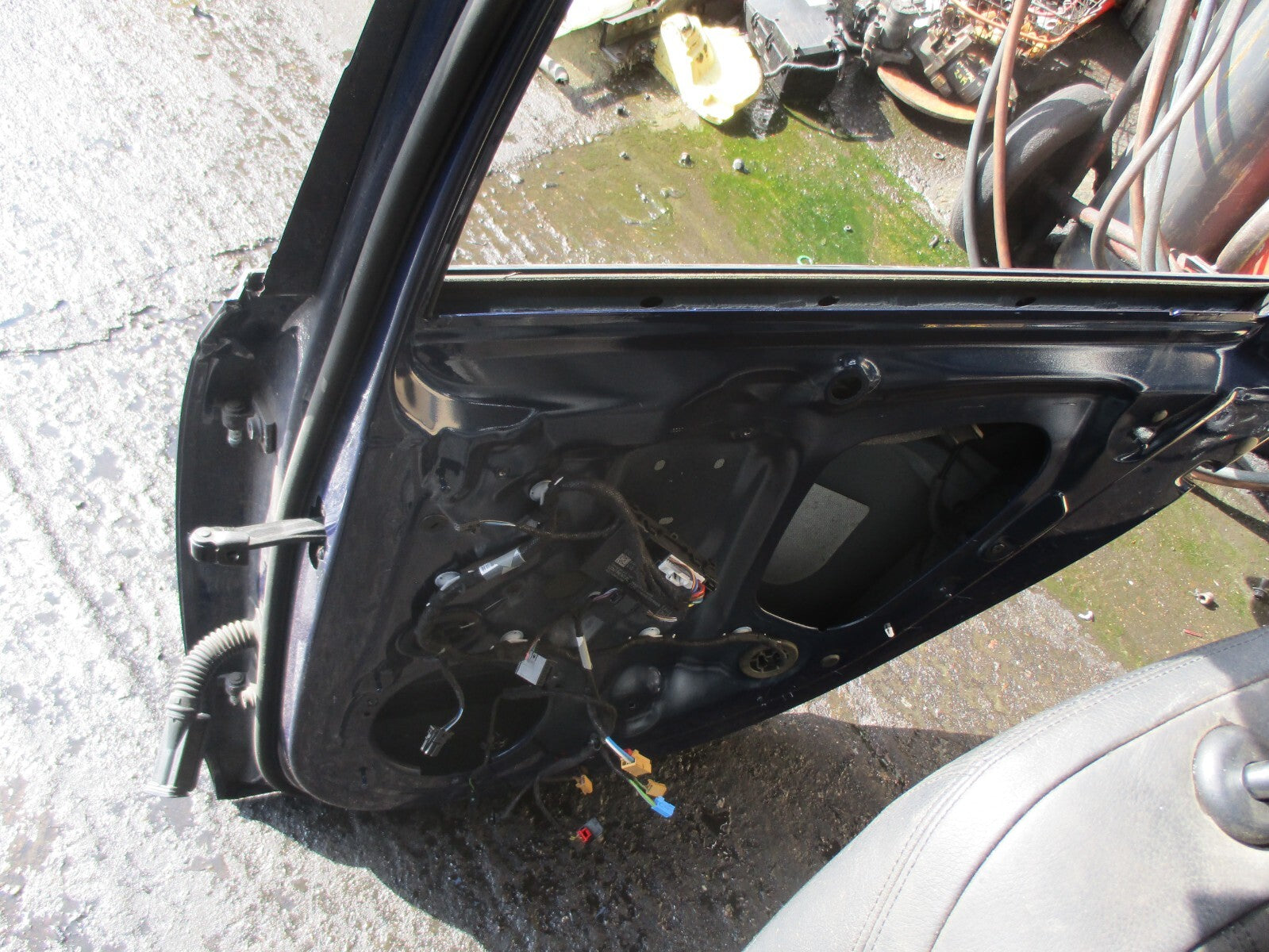 AUDI A4 B9 2017 SALOON OSR DRIVER SIDE REAR DOOR BLUE