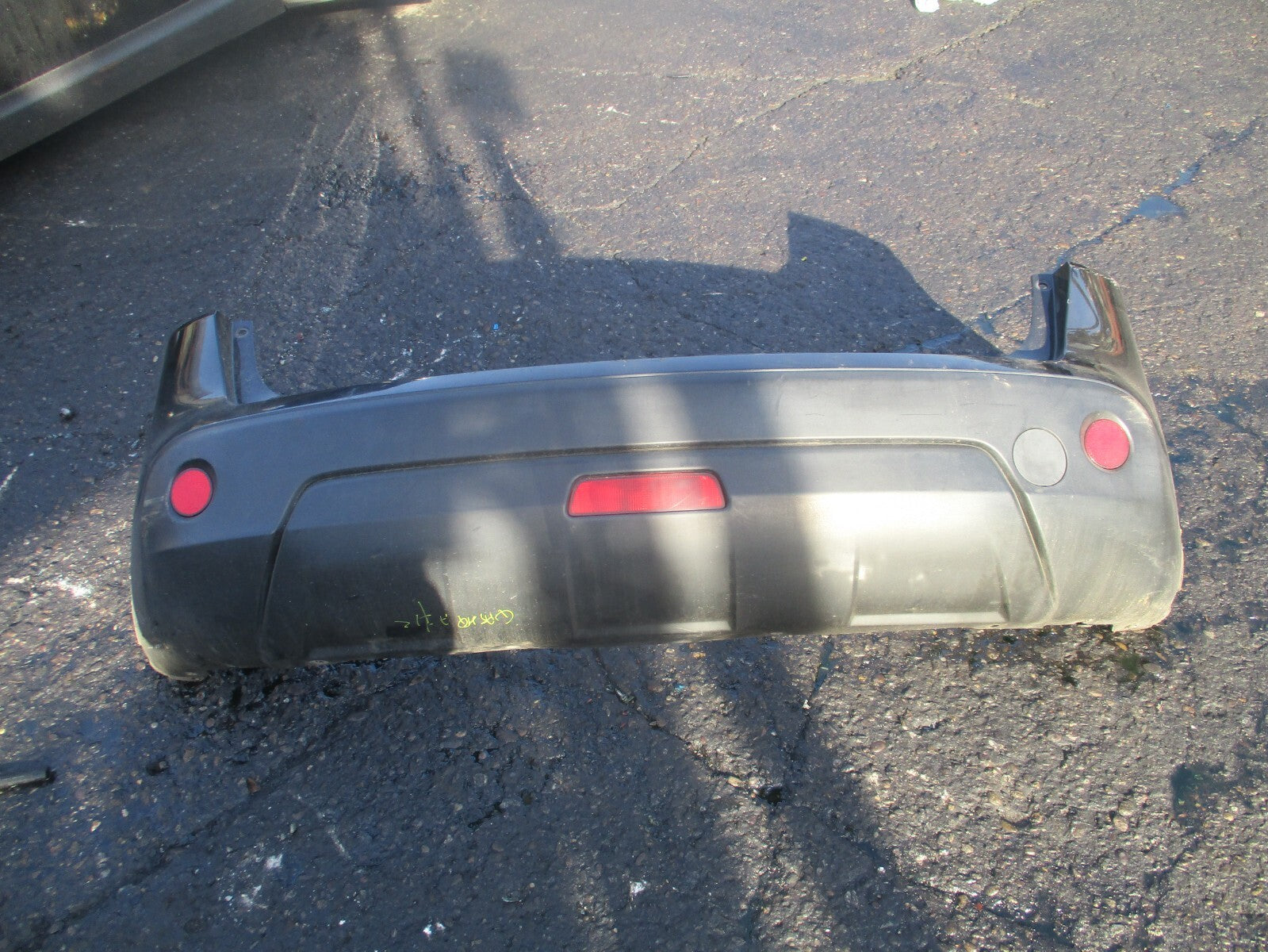 2012 NISSAN QASHQAI J10 FACELIFT REAR COMPLETE BUMPER WITH REFLECTORS