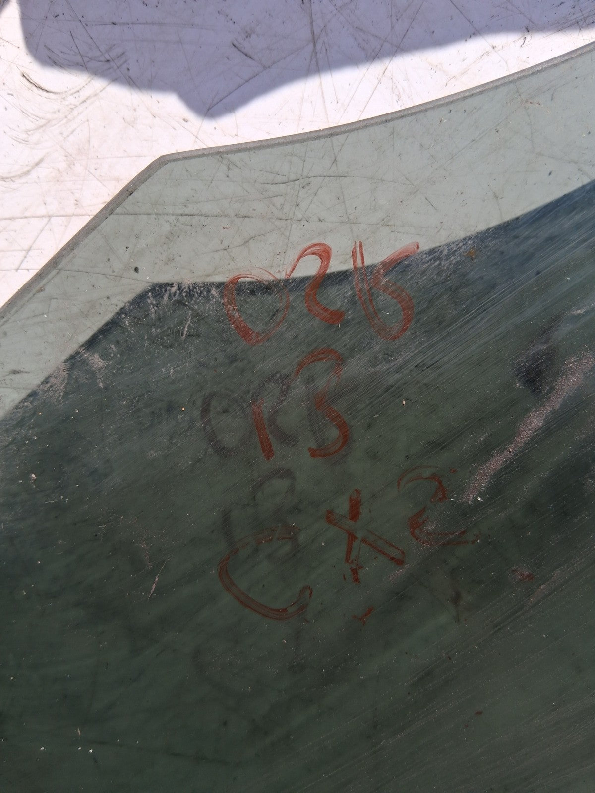 2013 MAZDA CX5 MK1 OSR REAR OFF RIGHT DRIVER SIDE WINDOW GLASS