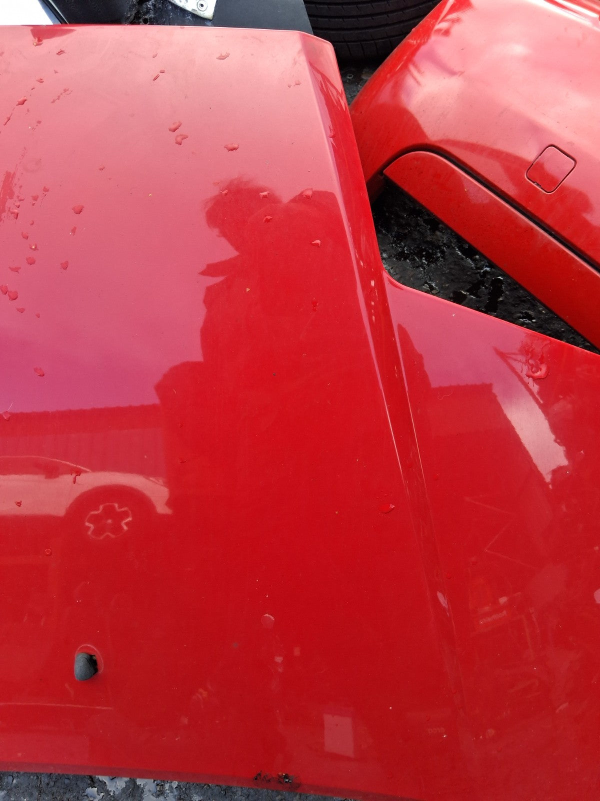 2008 CITROEN C2 FRONT BONNET HOOD PANEL RED