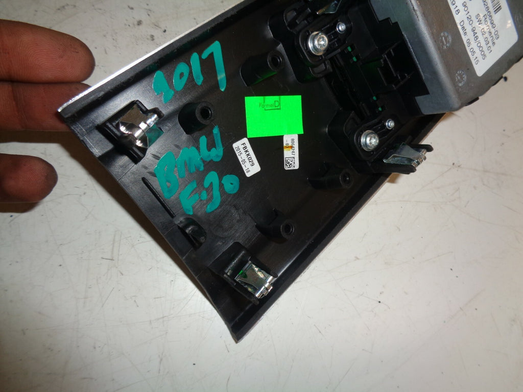 BMW 3 SERIES F30 2017 SATNAV CONTROLLER AND TRIM 928669903