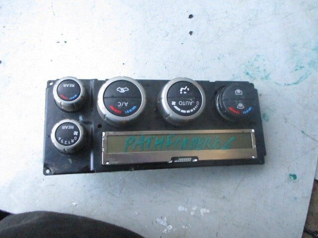2006 NISSAN PATHFINDER R51 2.5 DIESEL AC HEATER CONTROL PANEL 27500EB50C