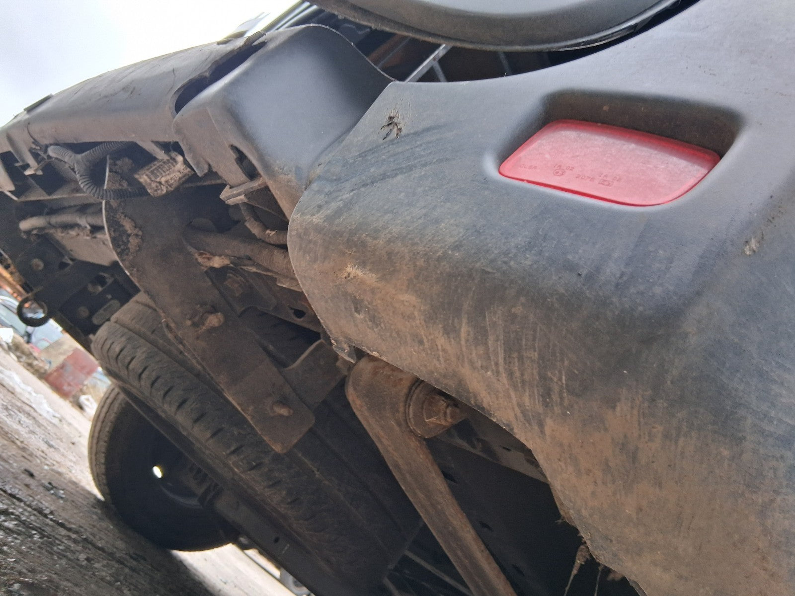 2021 NISSAN NV400 MK1 OSR DRIVER SIDE REAR RIGHT BUMPER CORNER BLACK