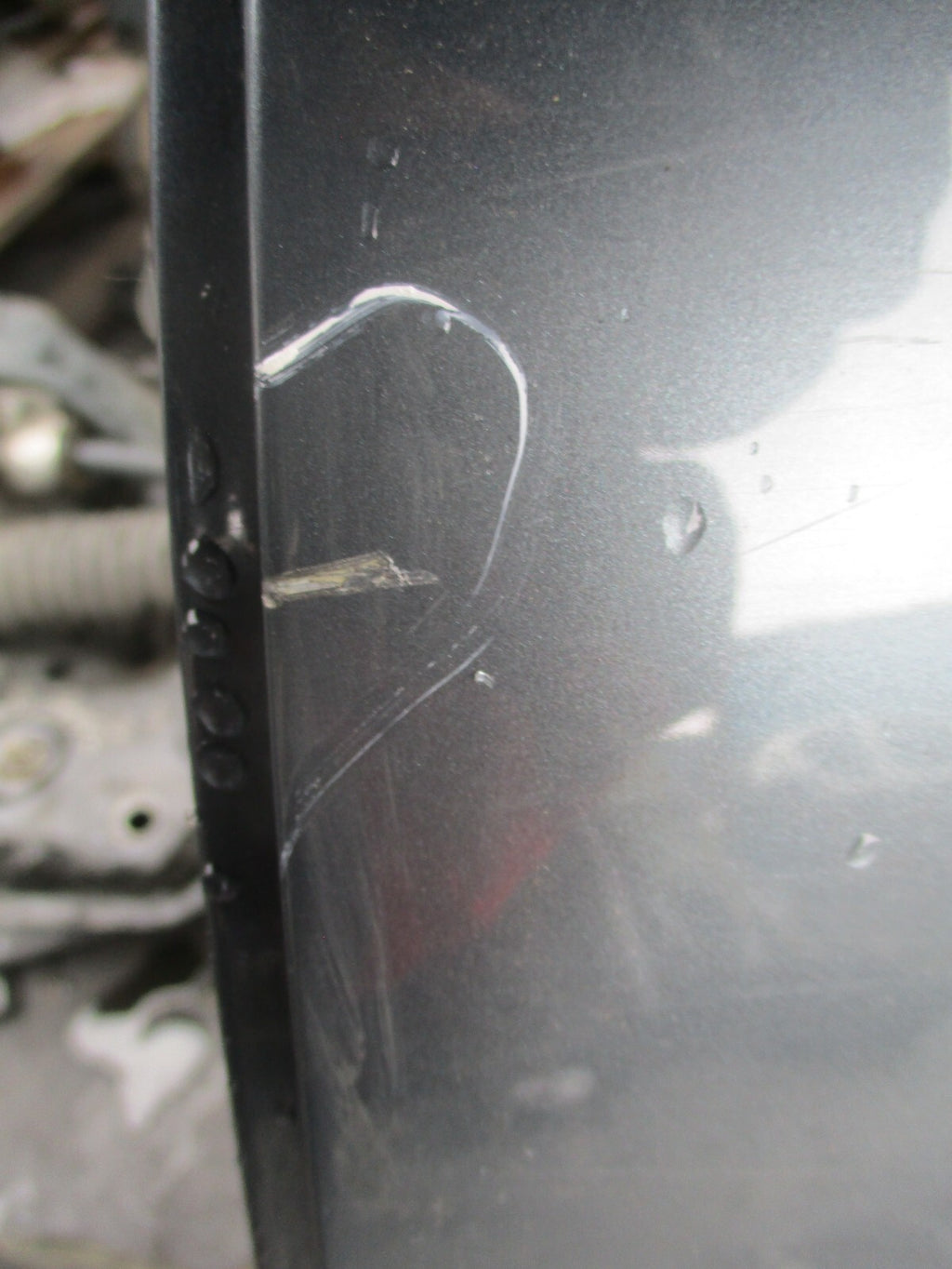 2006 AUDI A3 8P NSR PASSENGER SIDE REAR COMPLETE DOOR GREY MET LX7Z