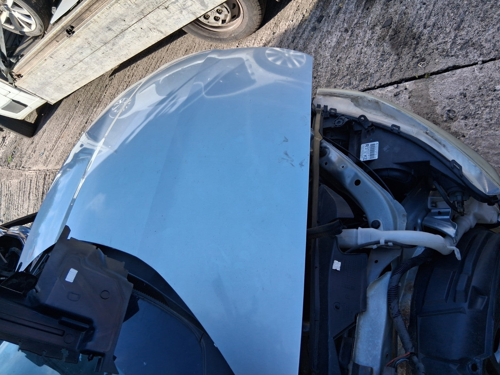 2007 HONDA CIVIC MK8 FRONT BONNET HOOD PANEL SILVER METALIC NH700M