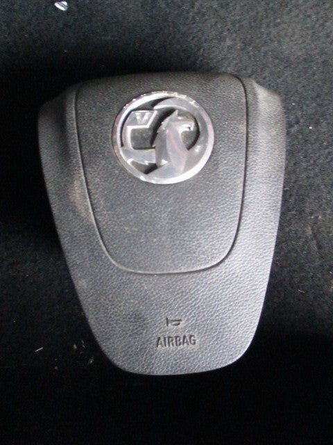 2015 VAUXHALL ASTRA J STEERING WHEEL AIRBAG SAFETY BAG BLACK 306413099P10