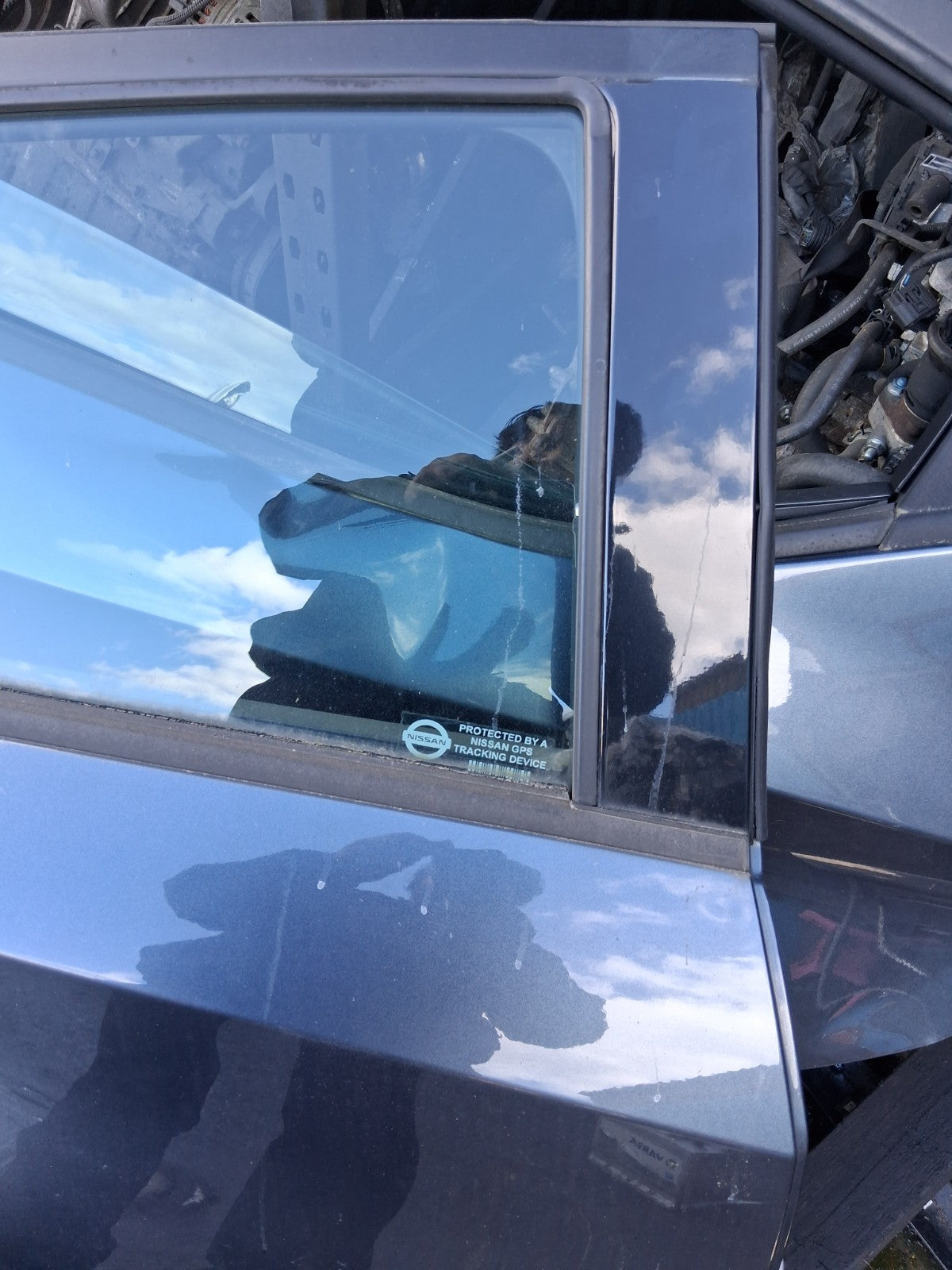 2018 NISSAN MICRA K14 OSR DRIVER SIDE REAR COMPLETE DOOR GREY TITANIUM KPN
