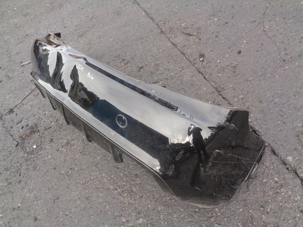 MERCEDES BENZ SLK 2010 COMPLETE REAR BUMPER BLACK A1718854125