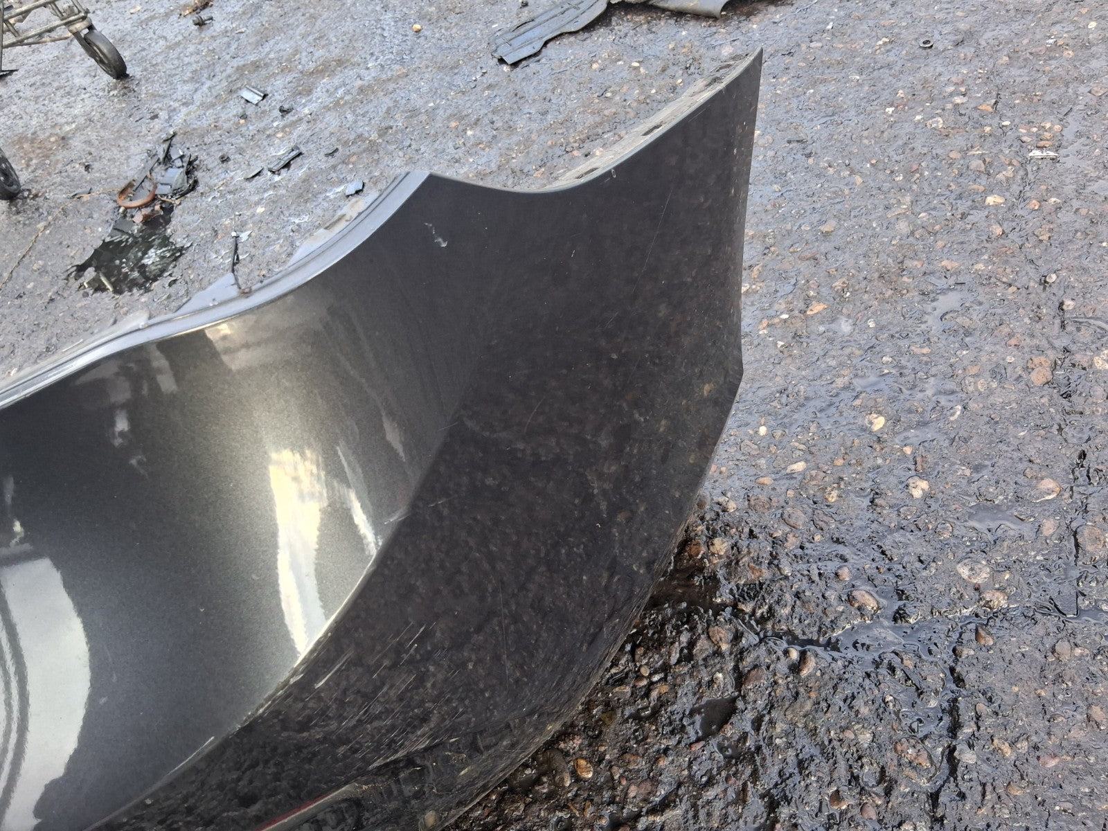 2016 BMW 1 SERIES HATCHBACK F20 REAR BUMPER MINERAL GREY METALLIC B39