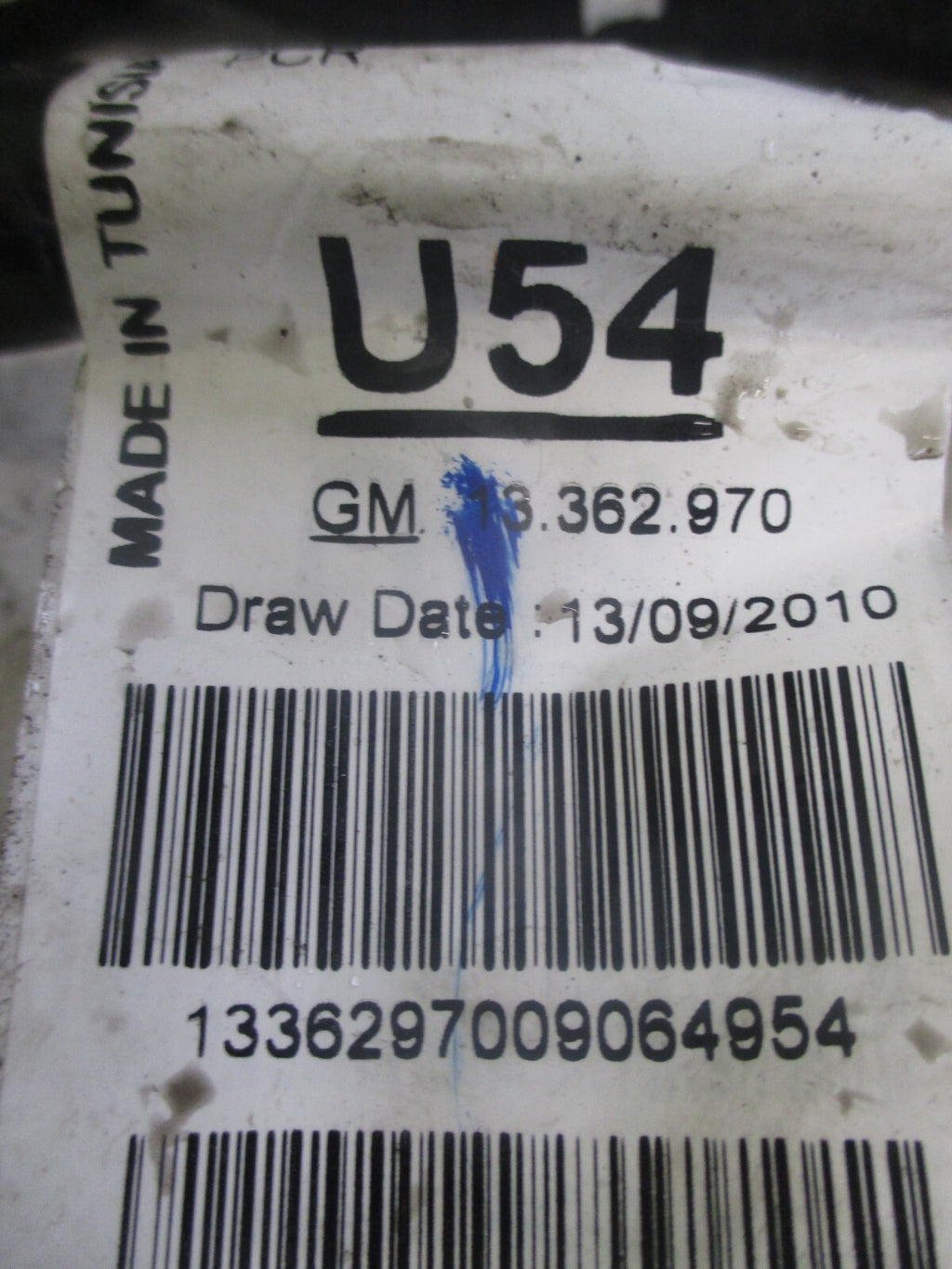 VAUXHALL MERIVA B 2014 BOOT LID TAILGATE WIRING LOOM 13362970