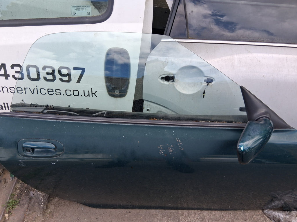 MG MGF 1996 MK1 OSF DRIVER SIDE FRONT RIGHT COMPLETE DOOR GREEN