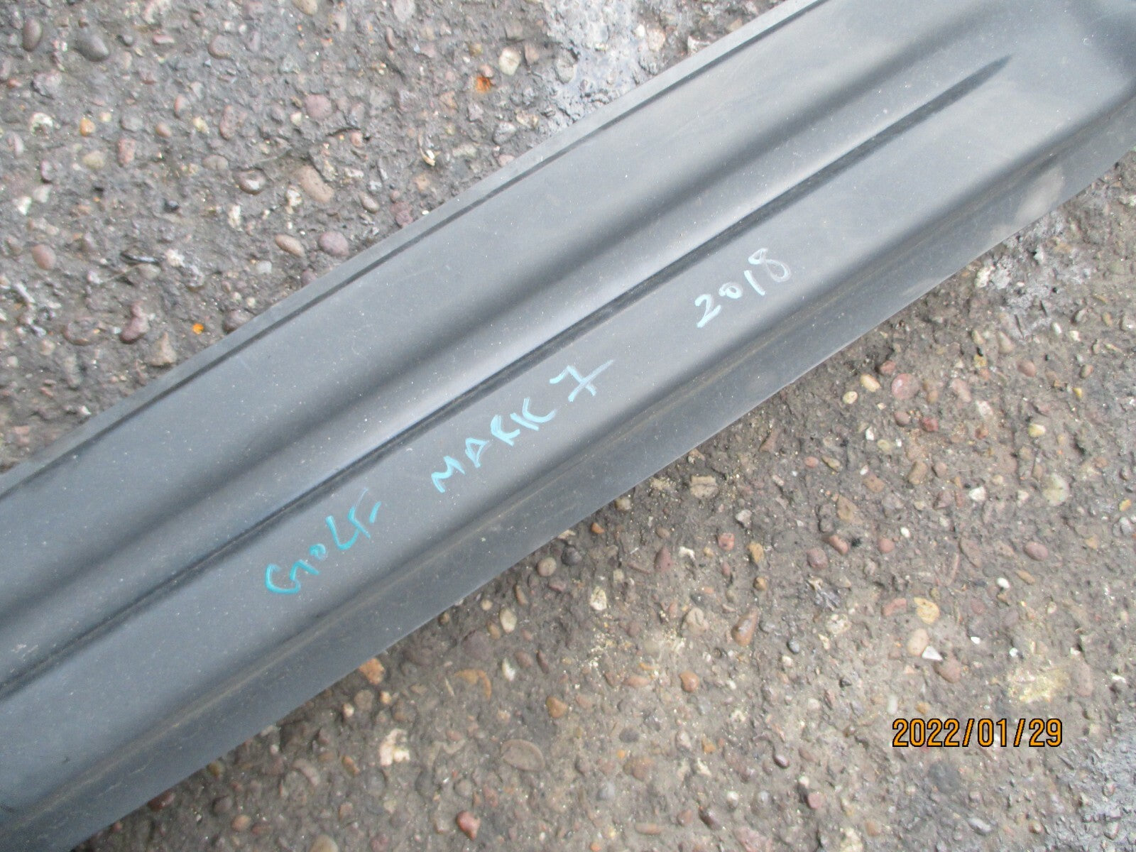 VW VOLKSWAGEN GOLF MK7 2018 REAR BUMPER REINFORCING CRASH BAR