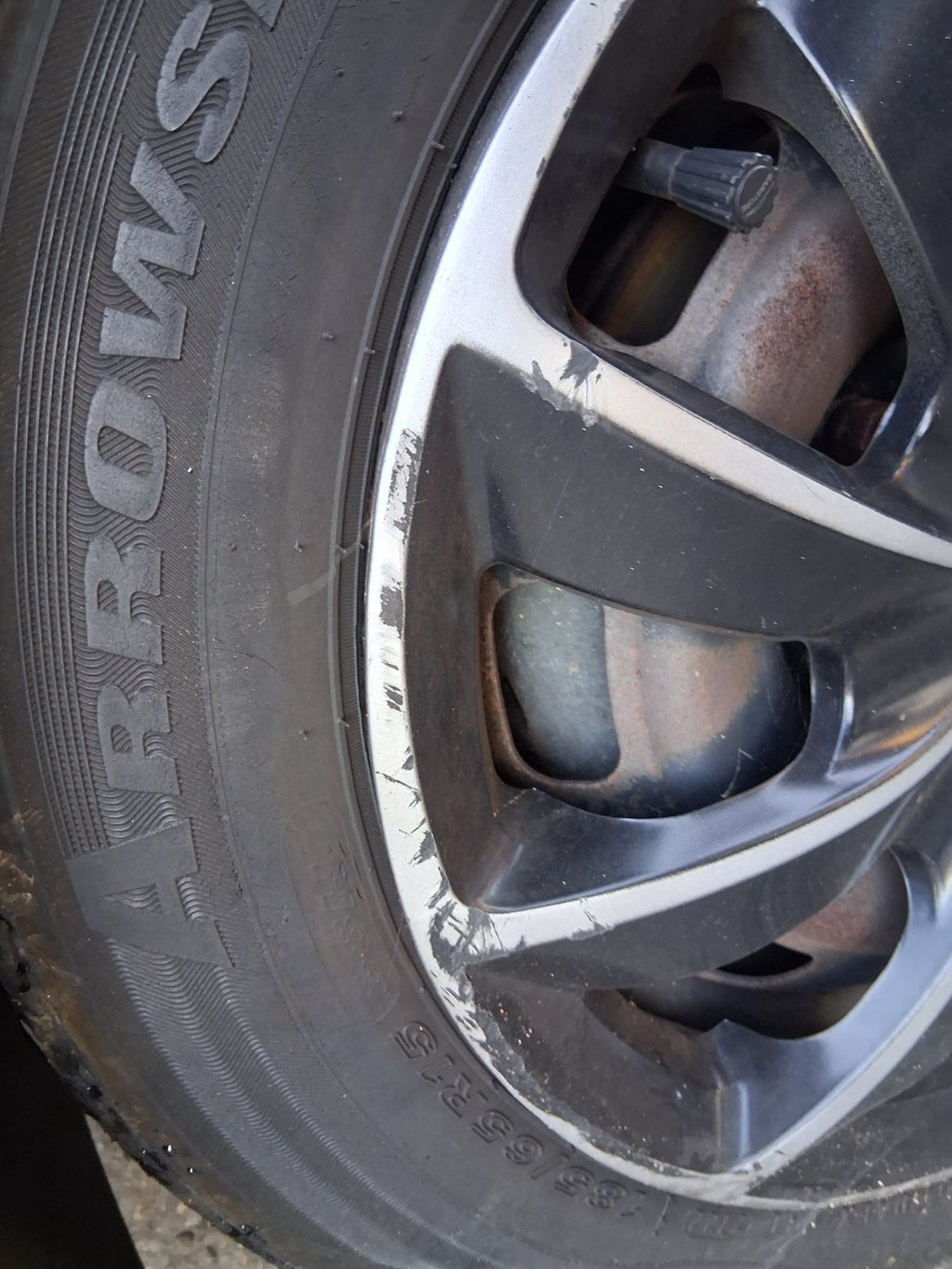 2014 PEUGEOT 208 15 INCH STEEL WHEEL WITH TYRE 185/65R15