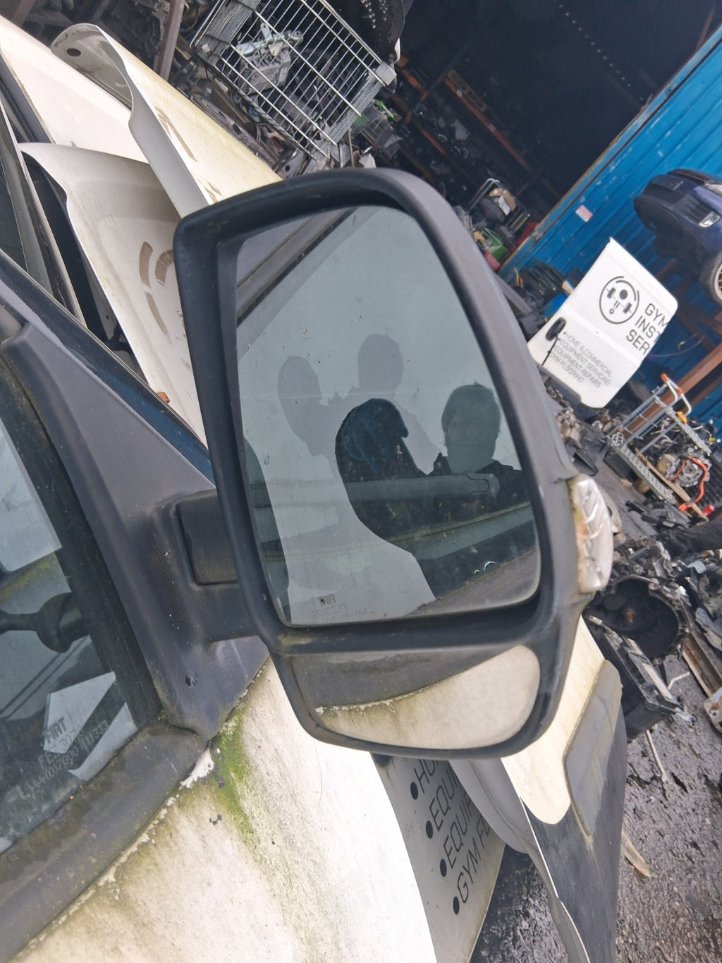 2013 FIAT DOBLO MK2 OSF DRIVER SIDE FRONT RIGHT COMPLETE DOOR WITH WING MIRROR