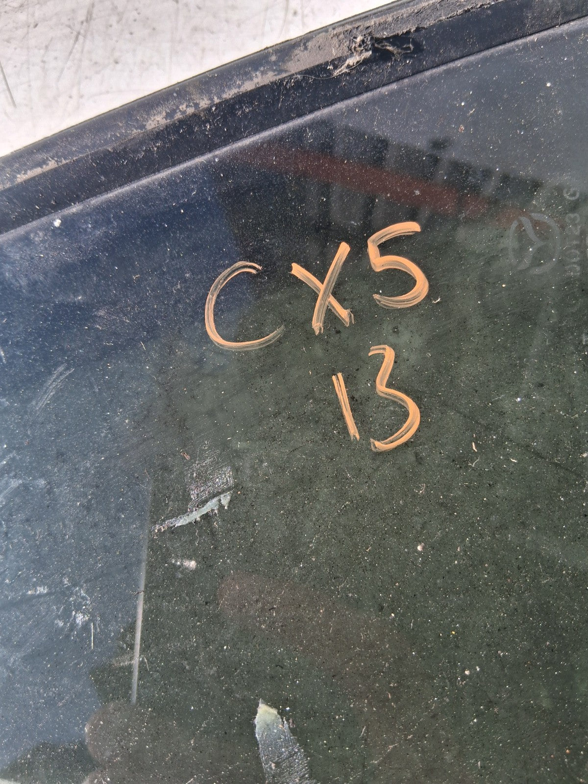 2013 MAZDA CX5 OSR OFF RIGHT DRIVER SIDE REAR QUATER GLASS WINDOW 43R005844