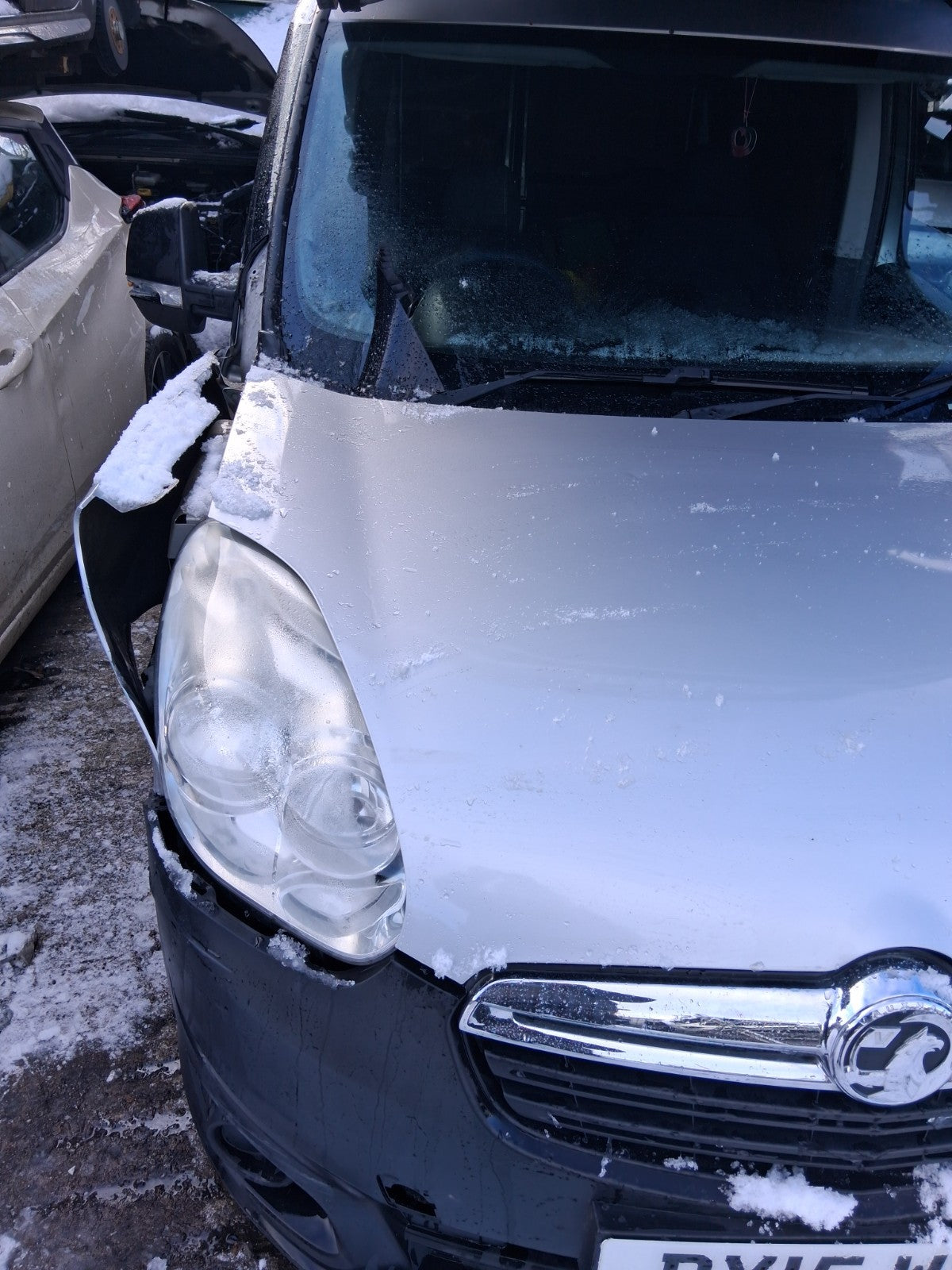 2015 VAUXHALL COMBO D FRONT BONNET HOOD PANEL SILVERFISH 612A