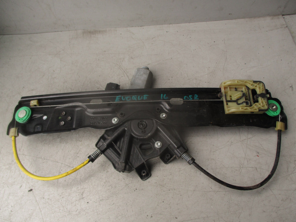 2016 RANGE ROVER EVOQUE L538 OSR REAR DOOR WINDOW MOTOR & REGULATOR BJ3227000