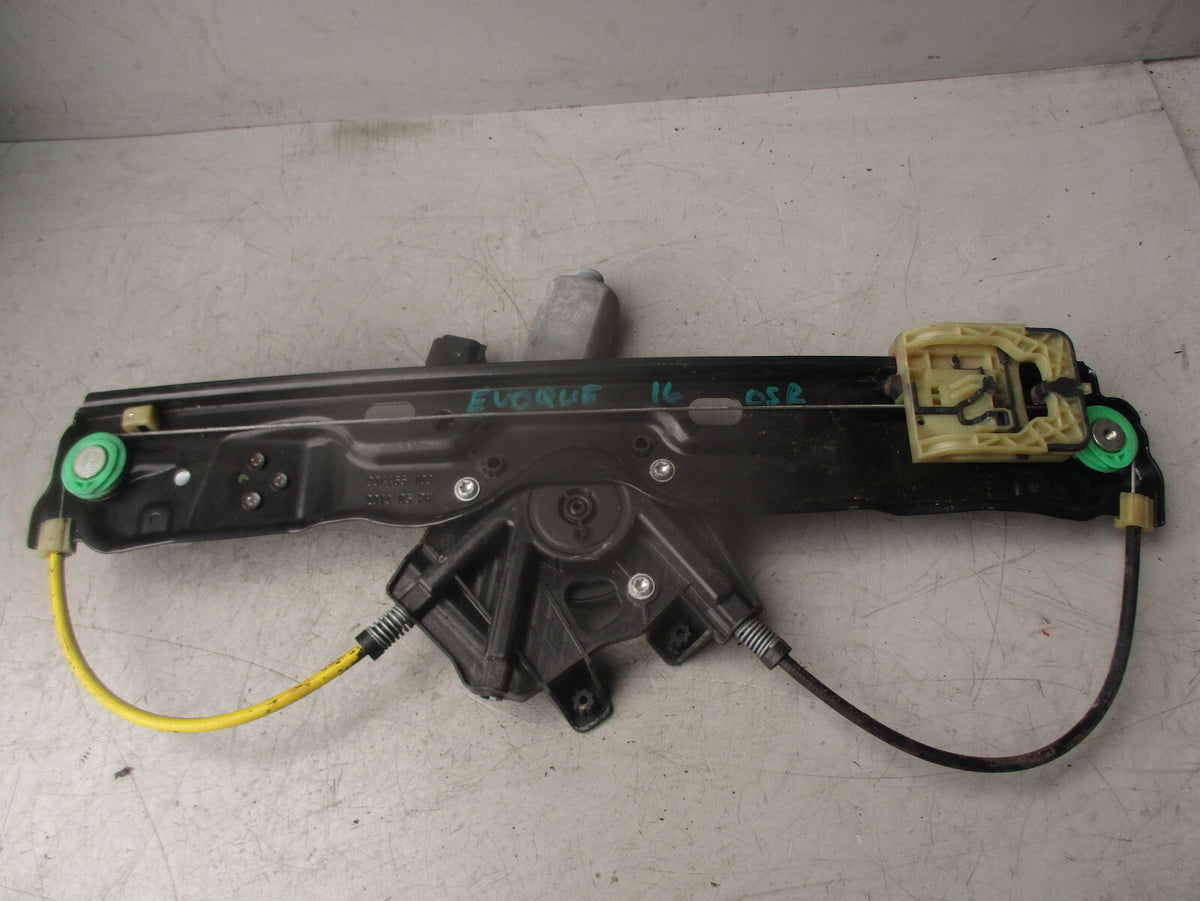 2016 RANGE ROVER EVOQUE L538 OSR REAR DOOR WINDOW MOTOR & REGULATOR BJ3227000