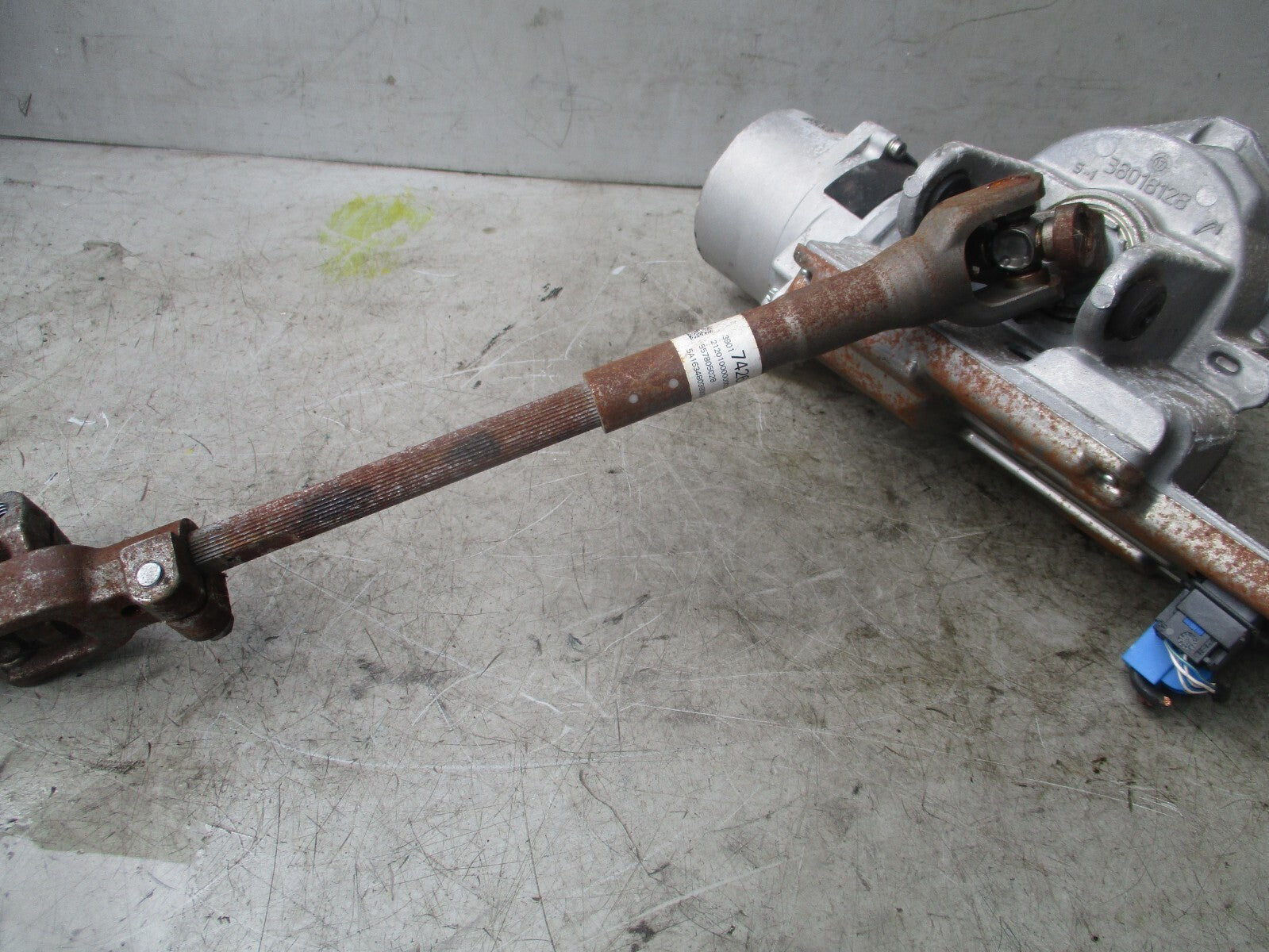 2018 VAUXHALL CORSA E X15 POWER STEERING COLUMN 3802905402