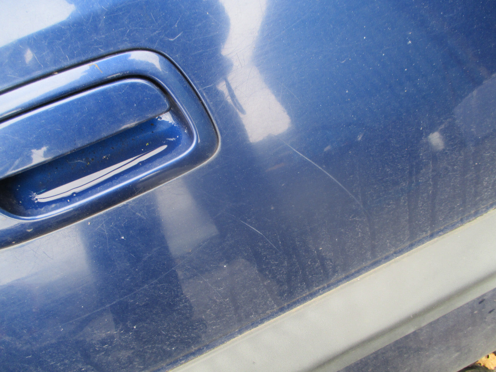 VAUXHALL ZAFIRA A 2004 OSR DRIVER SIDE REAR COMPLETE DOOR BLUE