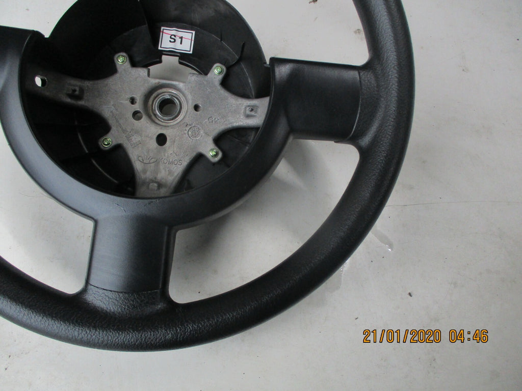 CHEVROLET MATIZ MK2 2009 3 SPOKE STEERING WHEEL ASSEMBLY FM9LABH9H