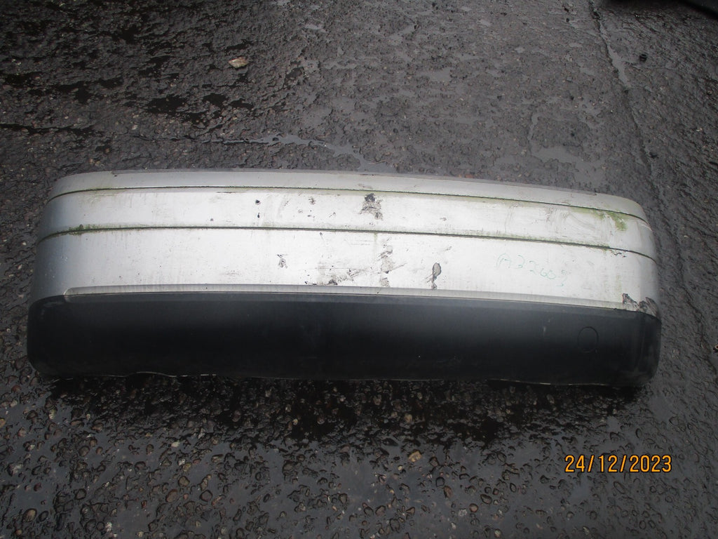 AUDI A2 2003 REAR COMPLETE BUMPER SILVER