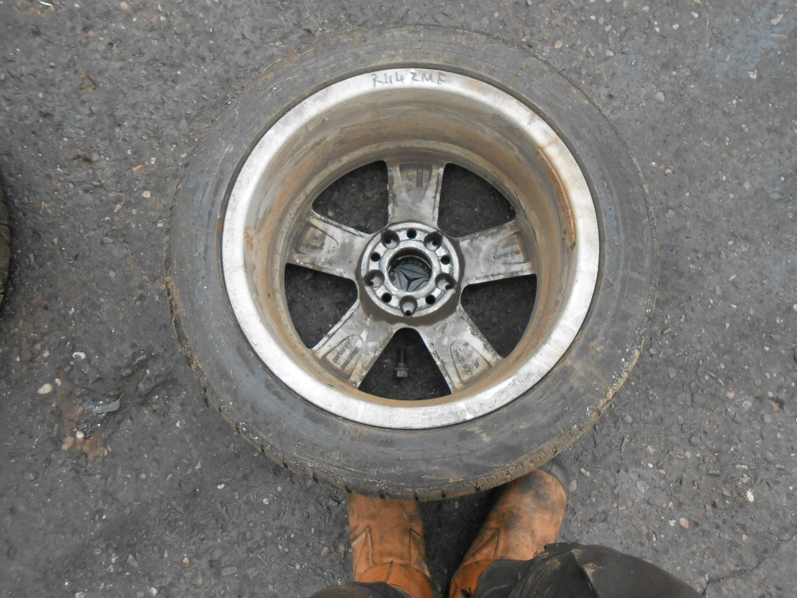 MERCEDES E CLASS W212 2016 5 SPOKE ALUMINIUM ALLOY WHEEL 245/45 R17 REF002