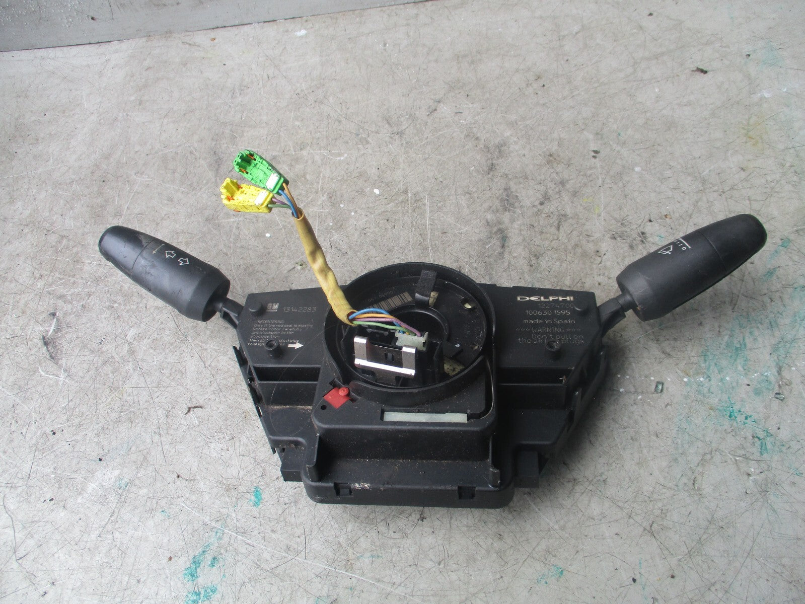 2009 VAUXHALL CORSA D SE WIPER INDICATOR SWITCH STALK SQUIB RING 12274700