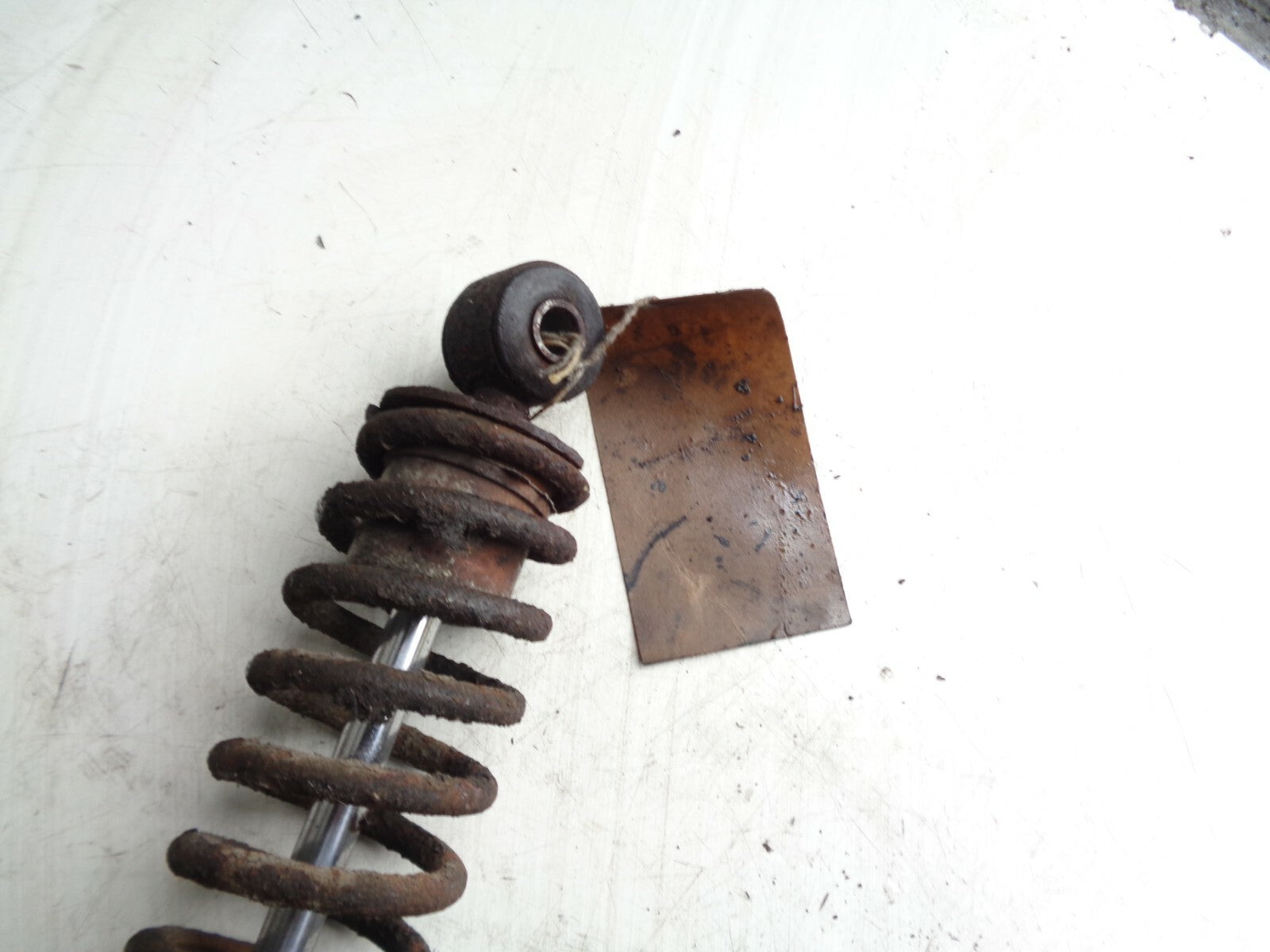 AIXAM 500 D 1999 KUBOTA OSR NSR DRIVER PASSENGER REAR SHOCK ABSORBER SPRING