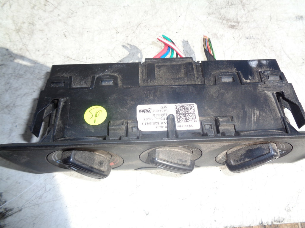 SKODA FABIA 2018 MK3 NJ HEATER CONTROLS 6V0820045