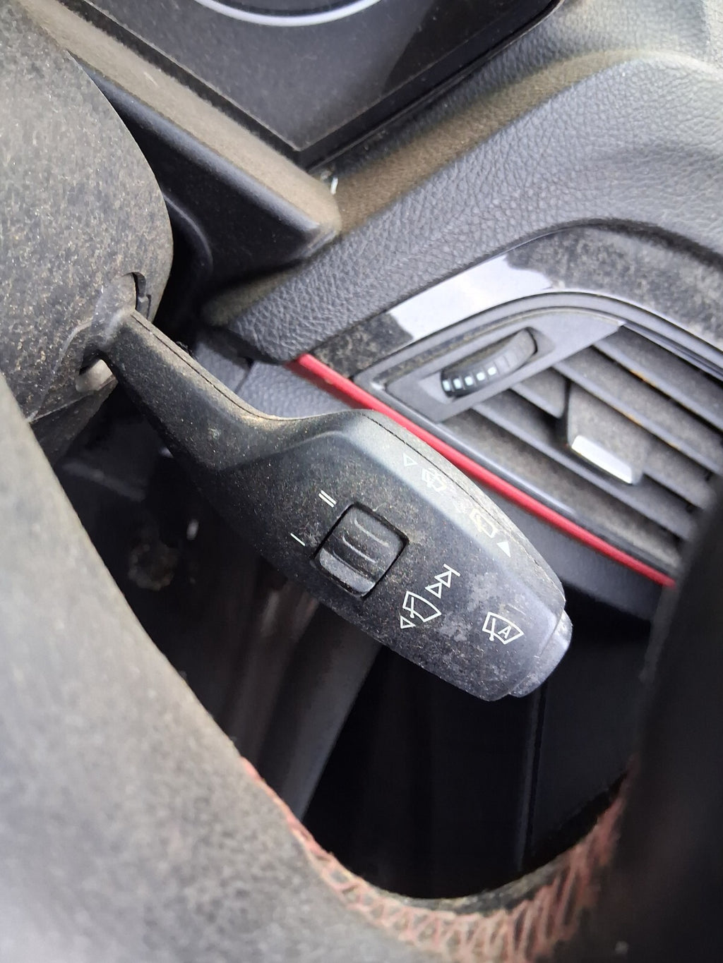 2015 BMW 1 SERIES F20 LCI INDICATOR WIPER STALK SWITCH WITH SQUIB