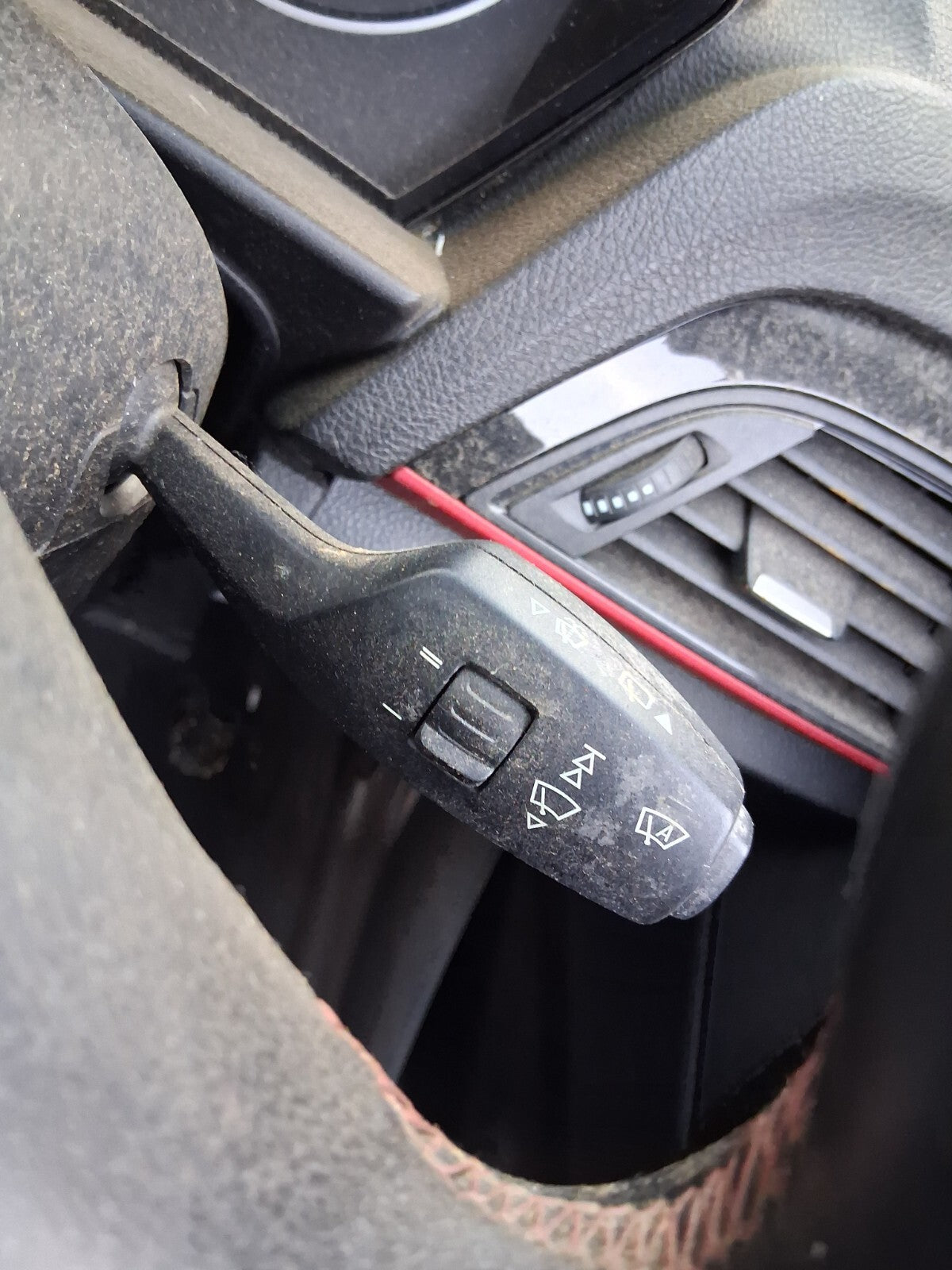 2015 BMW 1 SERIES F20 LCI INDICATOR WIPER STALK SWITCH WITH SQUIB