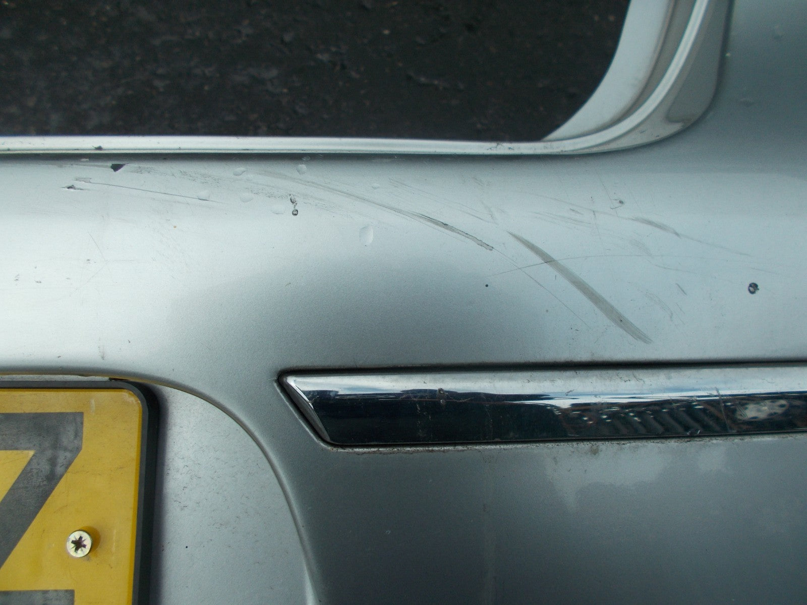 VW VOLKSWAGEN PASSAT B6 REAR BUMPER SILVER
