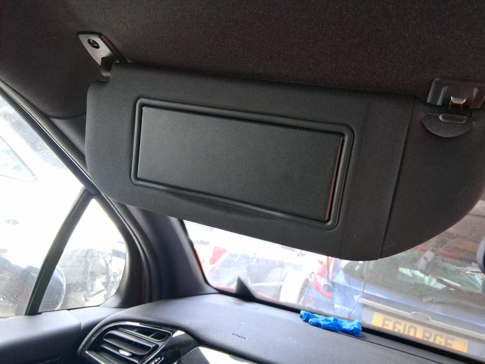 2012 CITROEN DS3 3 DOOR NSF PASSENGER SIDE LEFT FRONT INTERIOR SUN VISOR SHADE