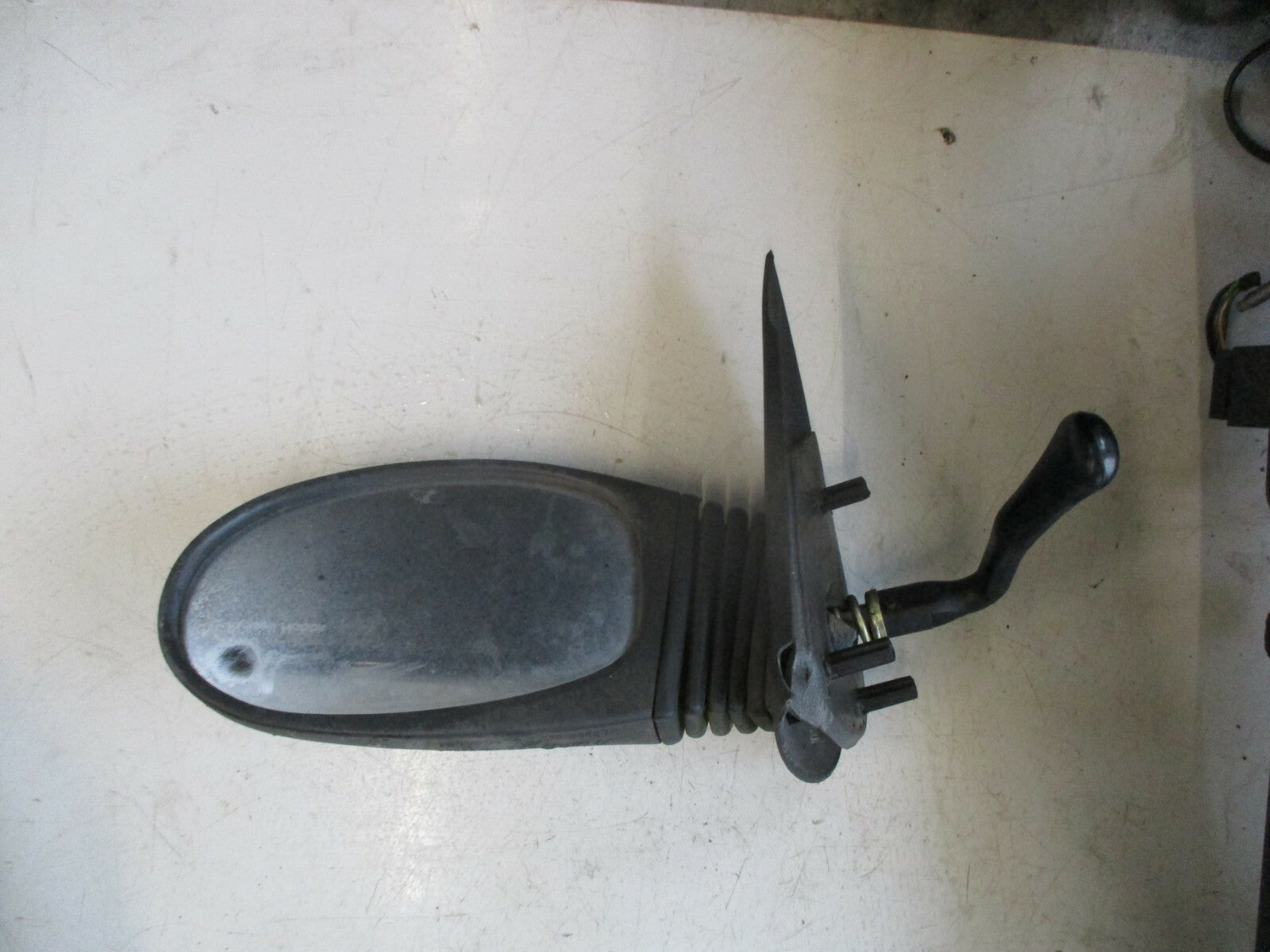 FIAT SEICENTO 2002 NS PASSENGER SIDE DOOR WING MIRROR MANUAL BLACK