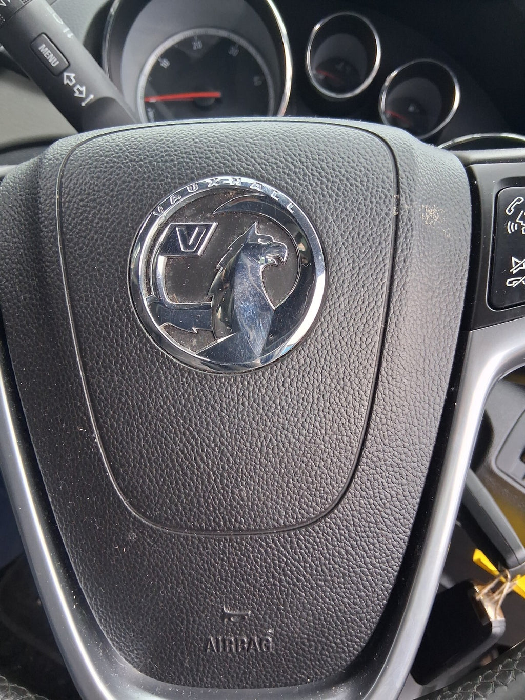2011 VAUXHALL INSIGNIA ESTATE MK1 STEERING WHEEL AIRBAG SAFETY BAG BLACK