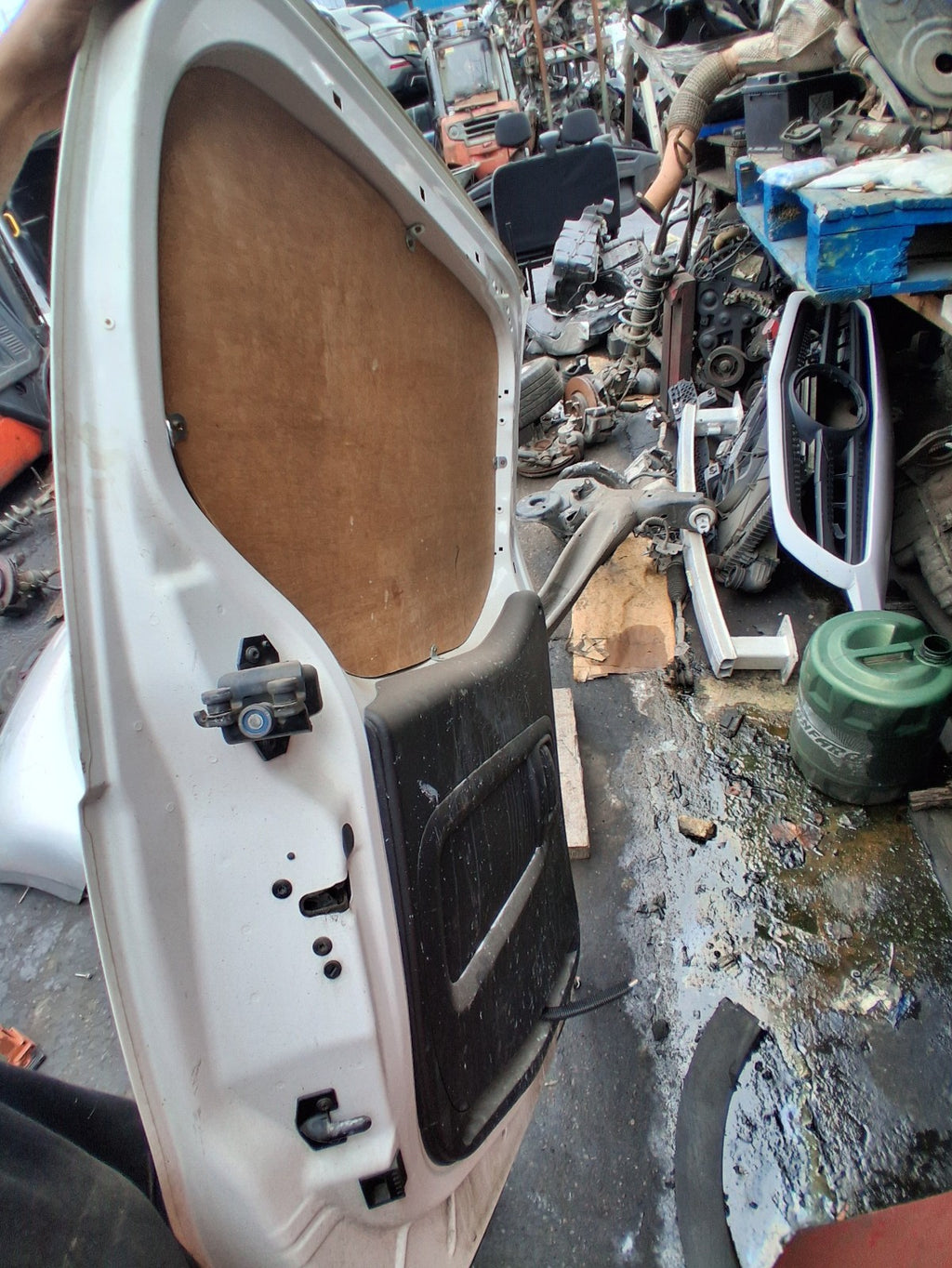 2018 CITROEN BERLINGO MK2 NS COMPLETE PASSENGER SIDE SLIDING DOOR WHITE