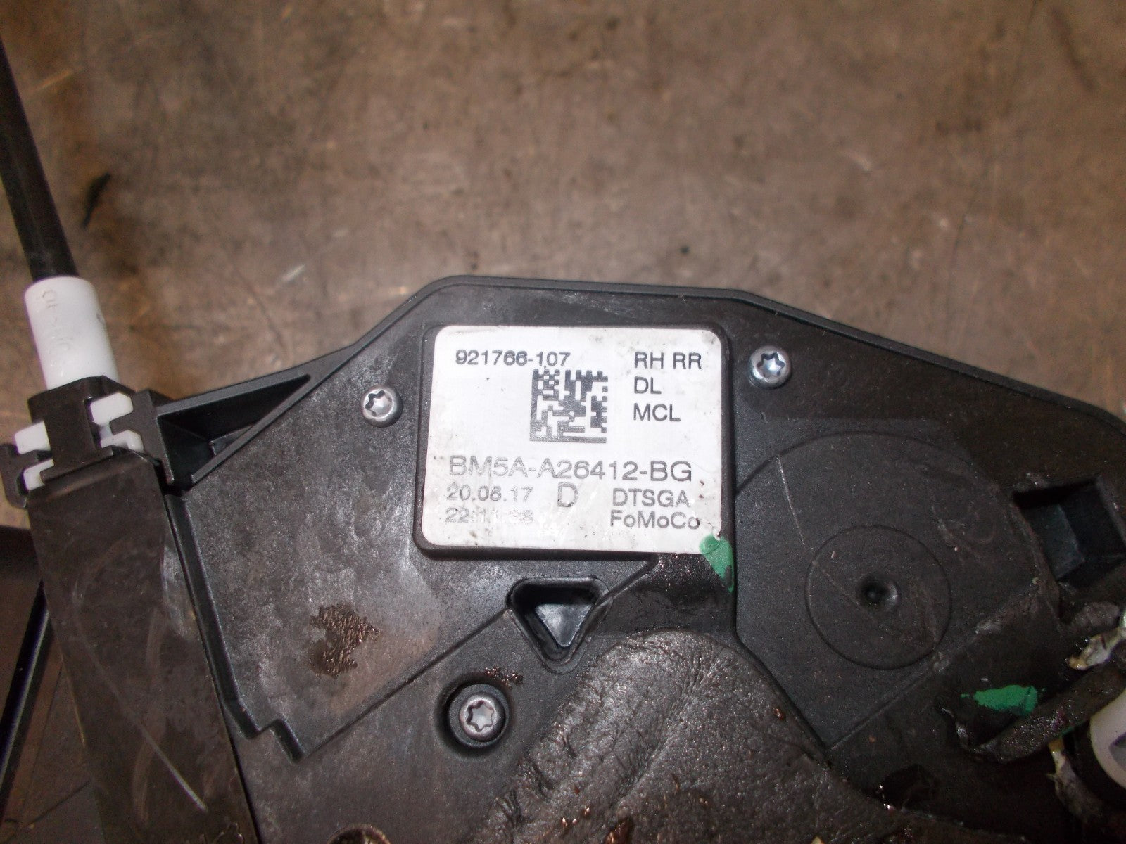 FORD FOCUS 2017 MK3 OSR DRIVER SIDE REAR DOOR LOCK MECHANISM BM5AA26412BG